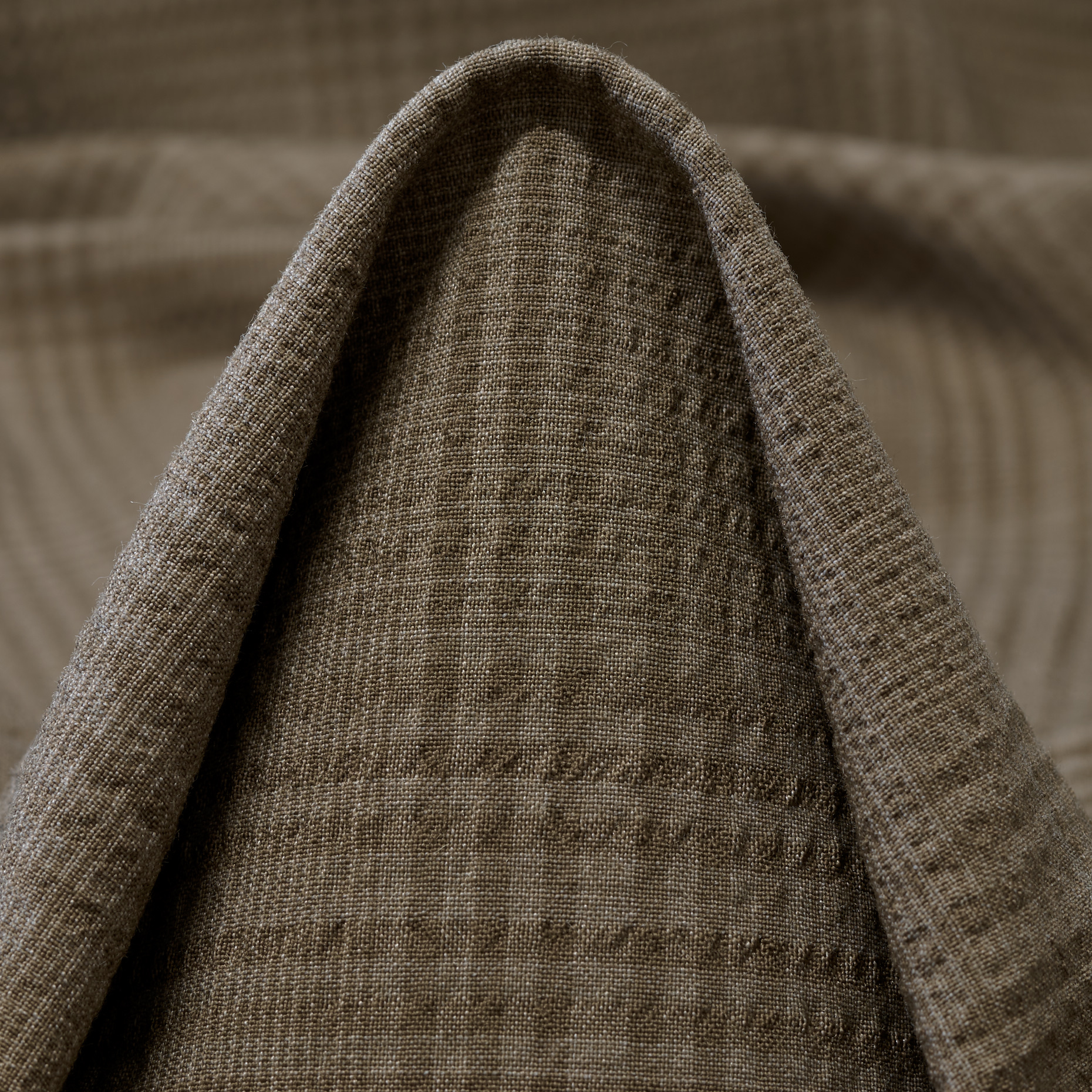 Seersucker, Wełna, Ramy, Coriander (F000048054)