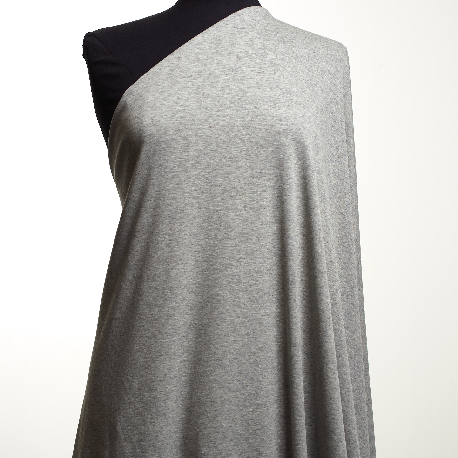 Single Jersey, Wiskoza, Melange, Silver (F000029838) - Manekin