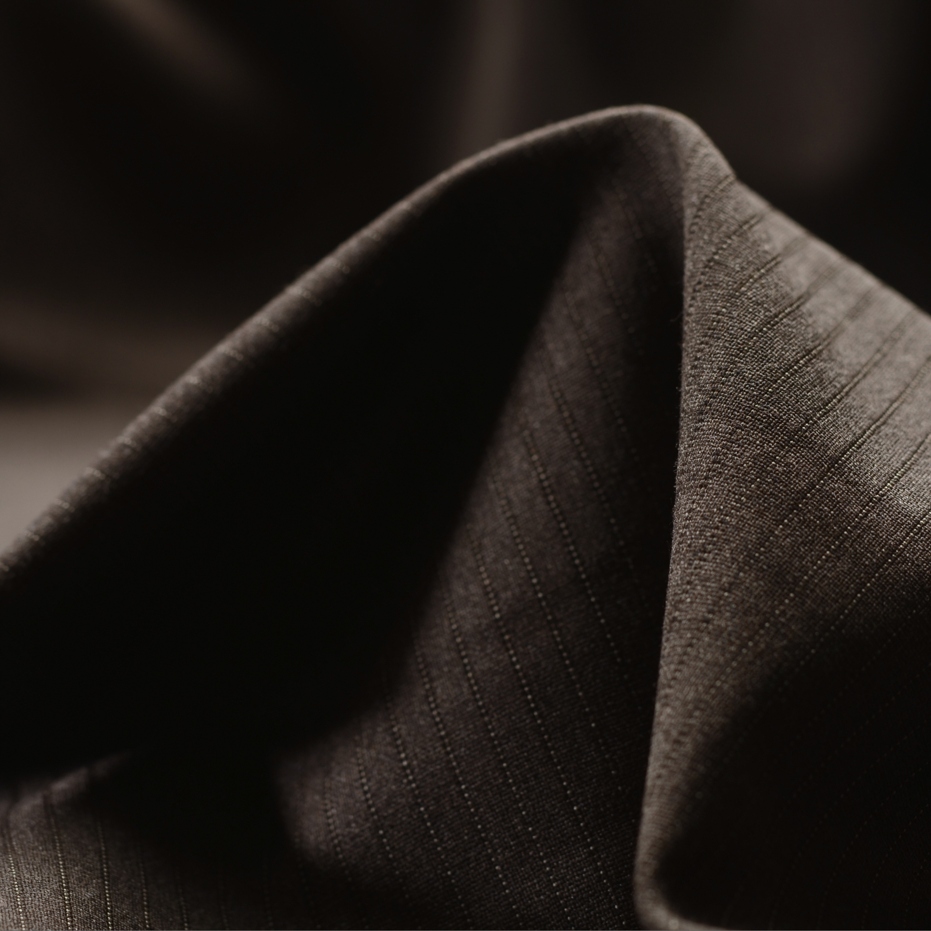 COOL WOOL, STRIPES, MELANGE, BLACK COFFEE (F000013937)