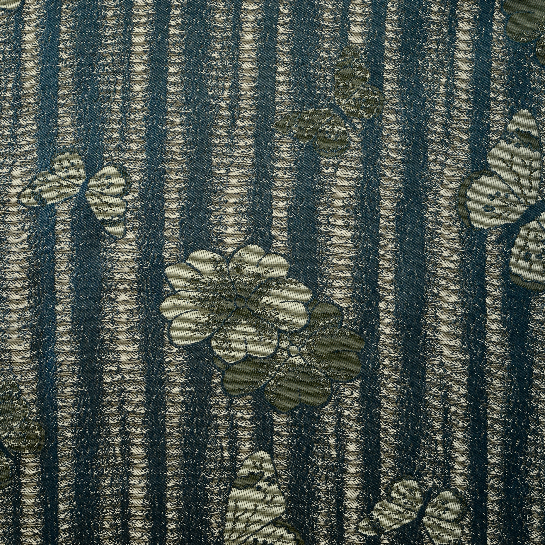 JACQUARD, BUTTERFLY, EVERGLADE&FOG GREEN (F000012262) - Texture