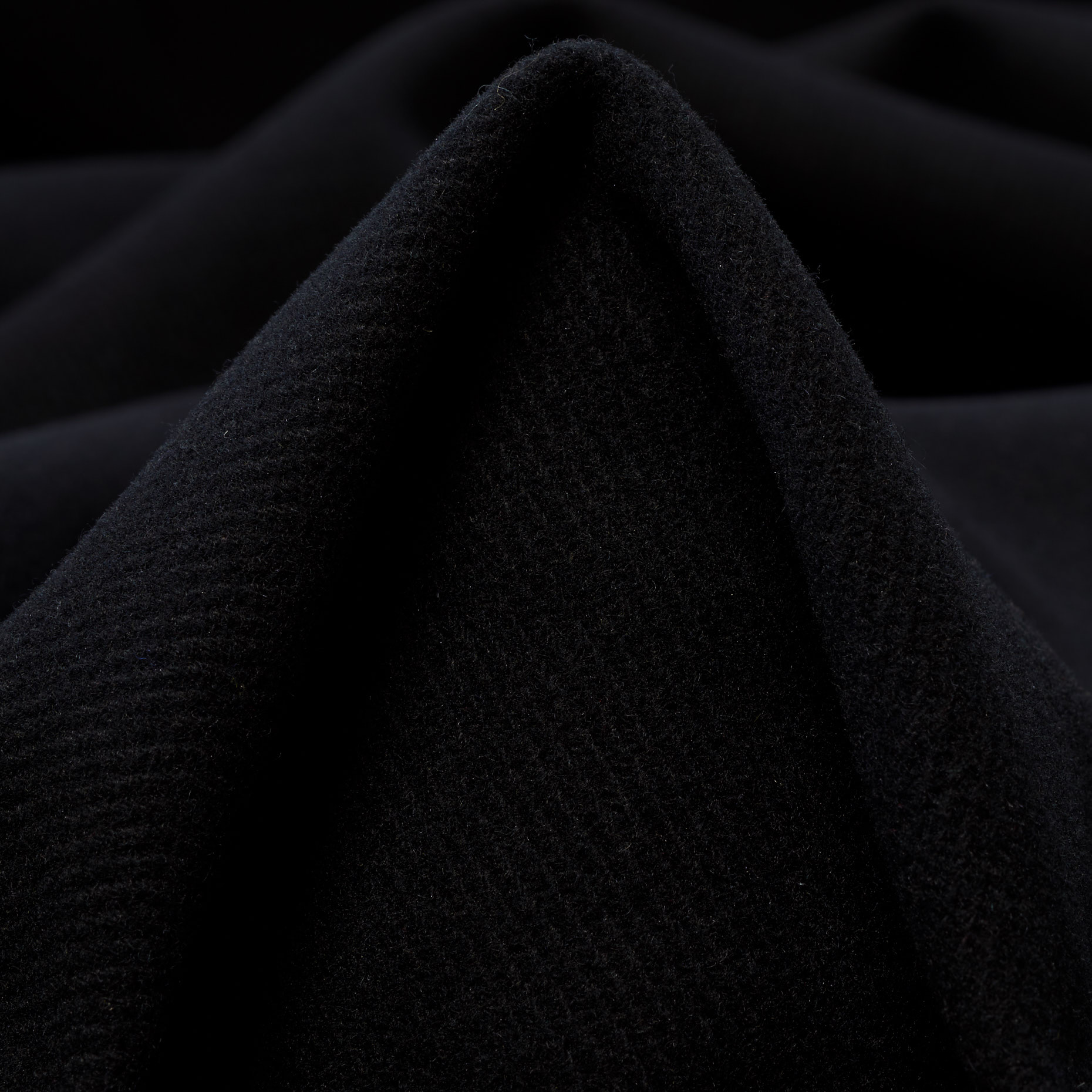 TWILL, WOOL BLEND, RAVEN BLACK (F000036542)