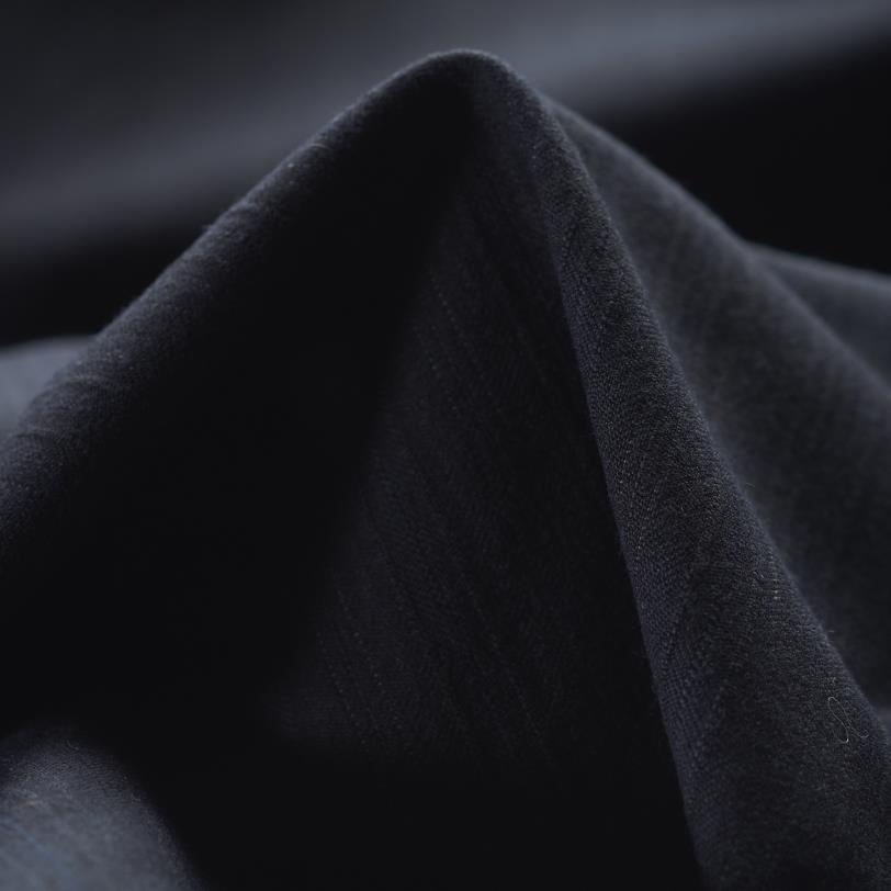 VIRGIN WOOL, COTTON, STRIPES, PARISIAN NIGHT (F000028816)