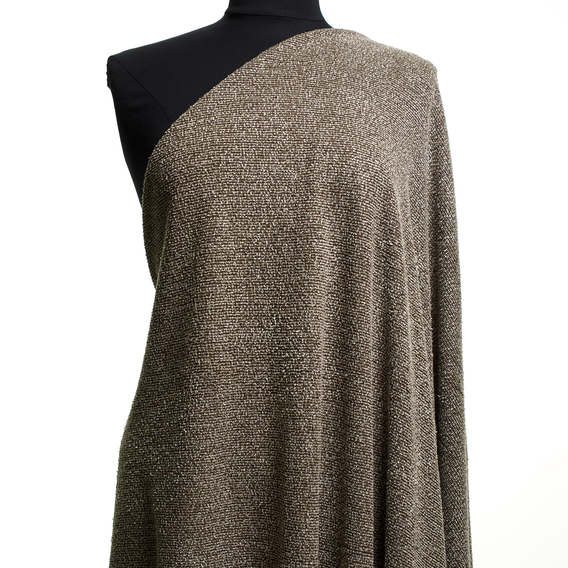 Jersey, Bouclé, Cotone, Seal Brown (F000044652) - Manichino