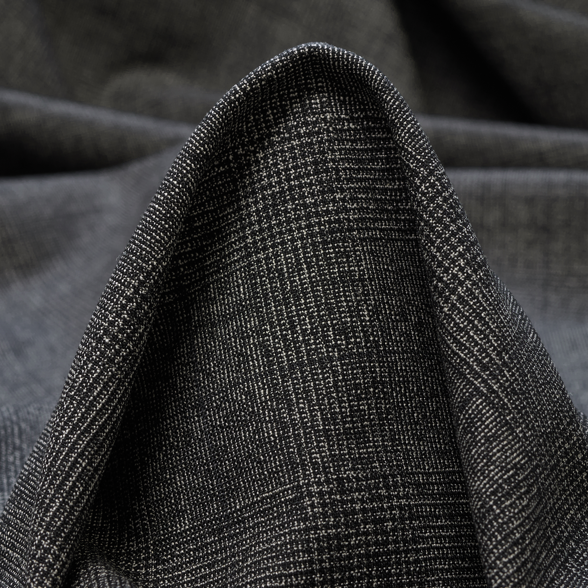 COOL WOOL, GLENCHECK, BLACKENED PEARL (F000033848)