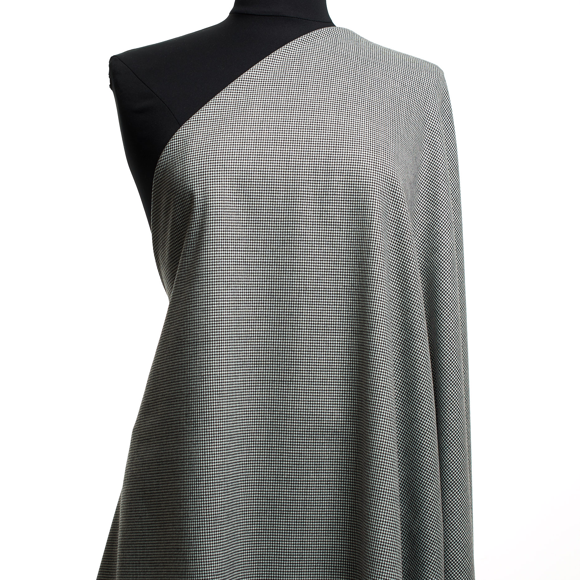 Wełna dziewicza, Micro Design, Stretch, Raven Black&Brilliant White (F000045081) - Manekin