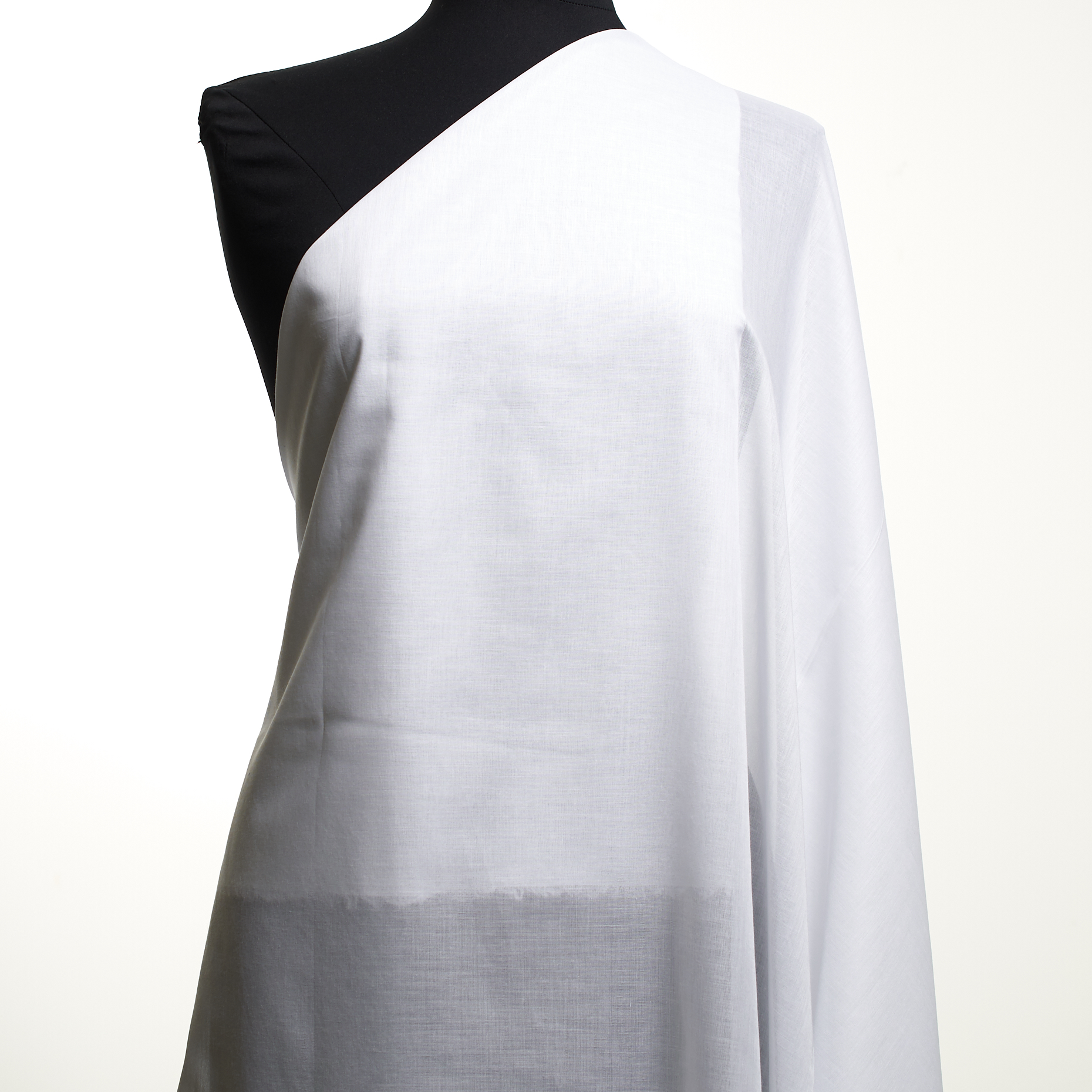 Mousseline, Coton, Brilliant White (F000033735) - Mannequin