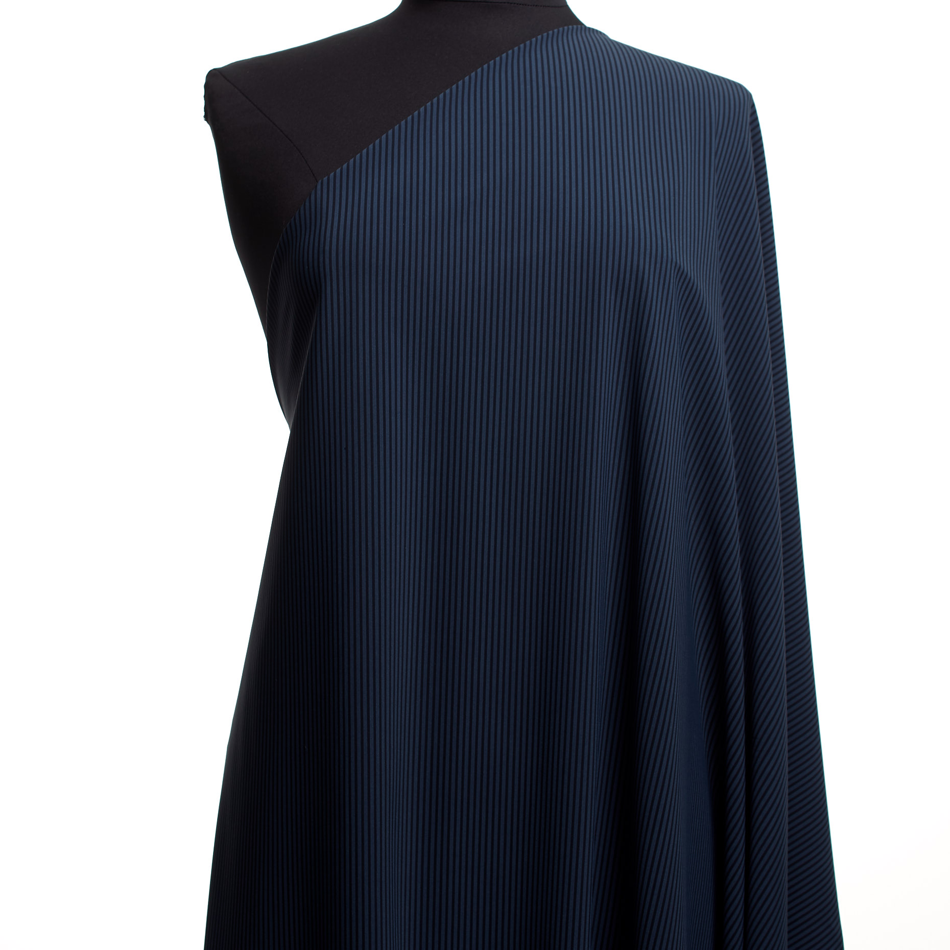 Techno Jersey, Streifen, Hohe Elastizität , Parisian Night&Folkstone Gray (F000041521) - Schaufensterpuppe