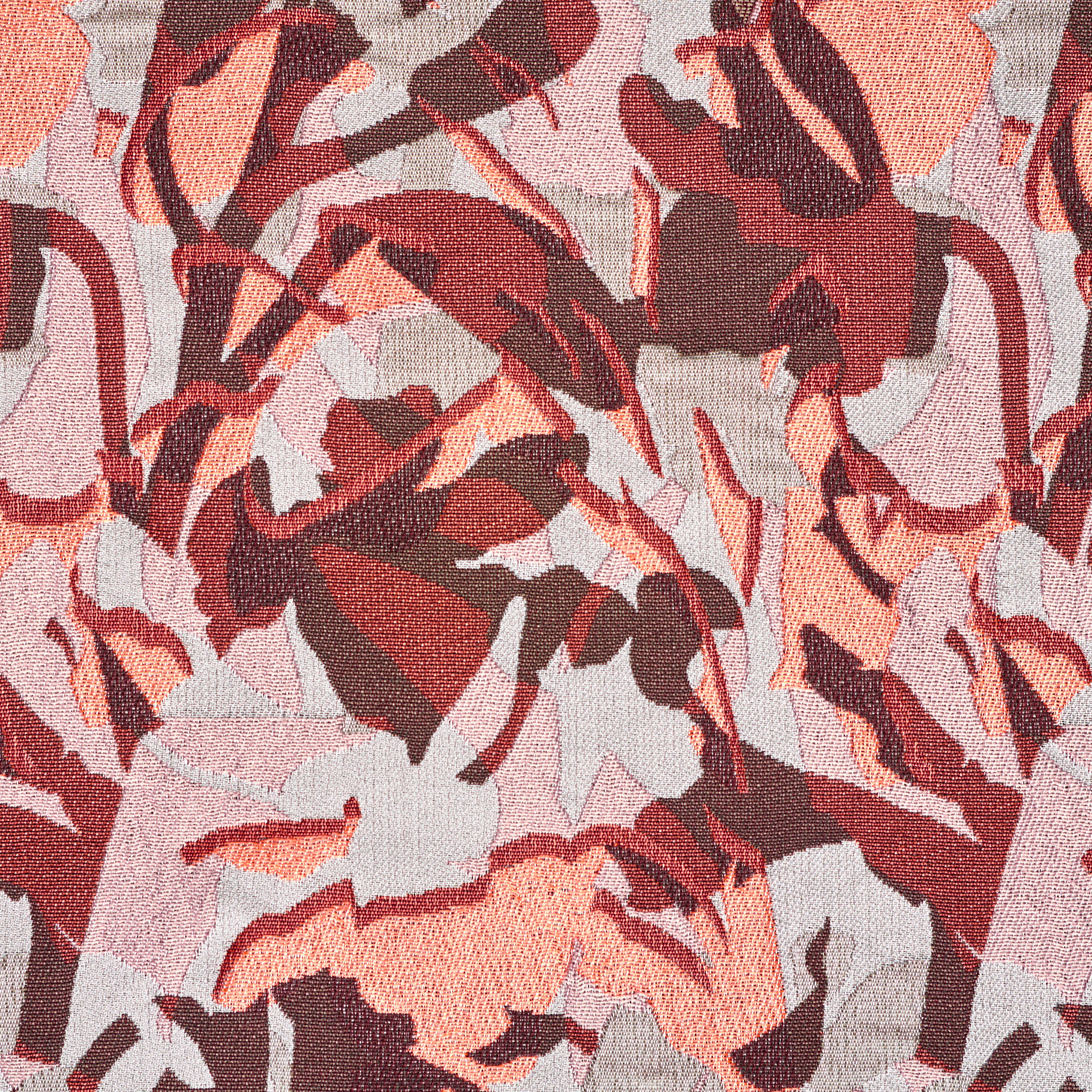 Jacquard, Apricot Blush&Vintage Rose (F000036683) - Gewebe