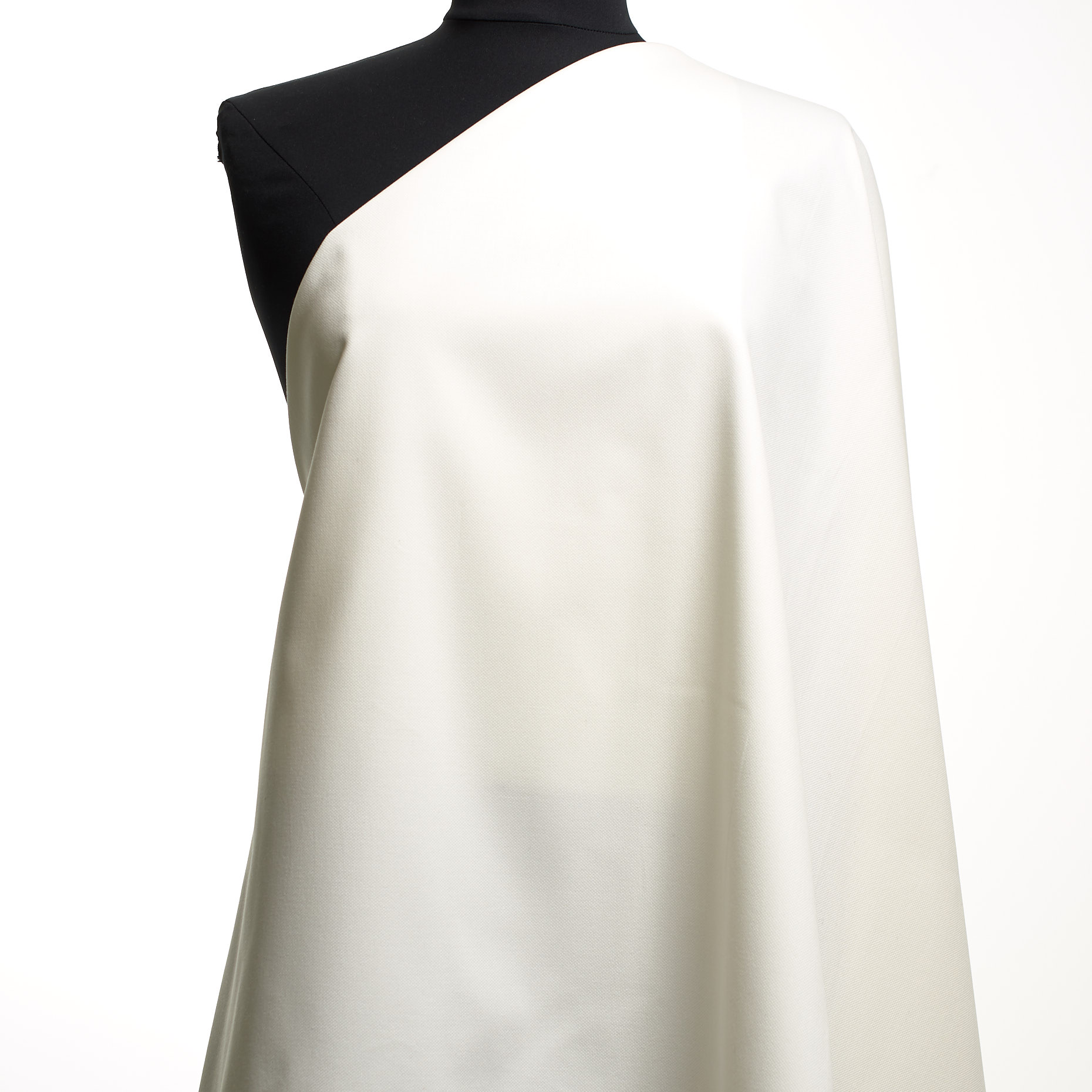 Piquet, Cotone, Stretch, Brilliant White (F000044568) - Manichino