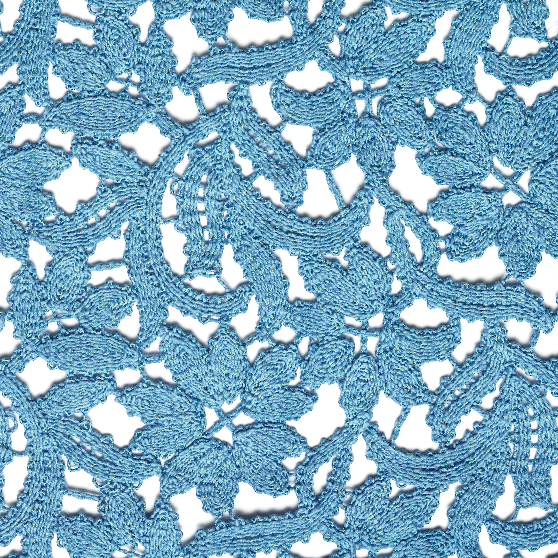 LACE, COTTON, POWDER BLUE (F000033771) - Texture