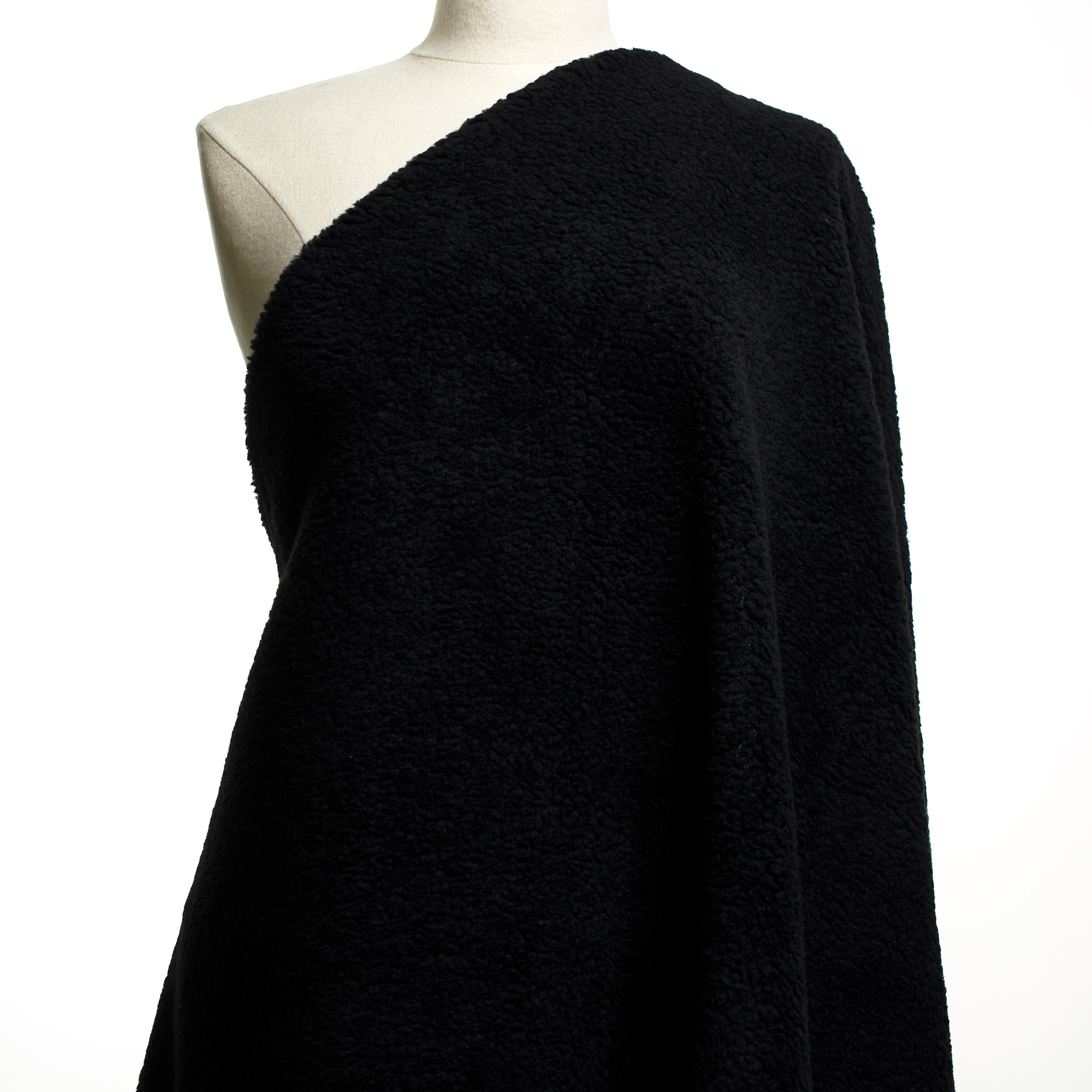 Teddy, Wool Blend, Jet Black (F000046495) - Mannequin