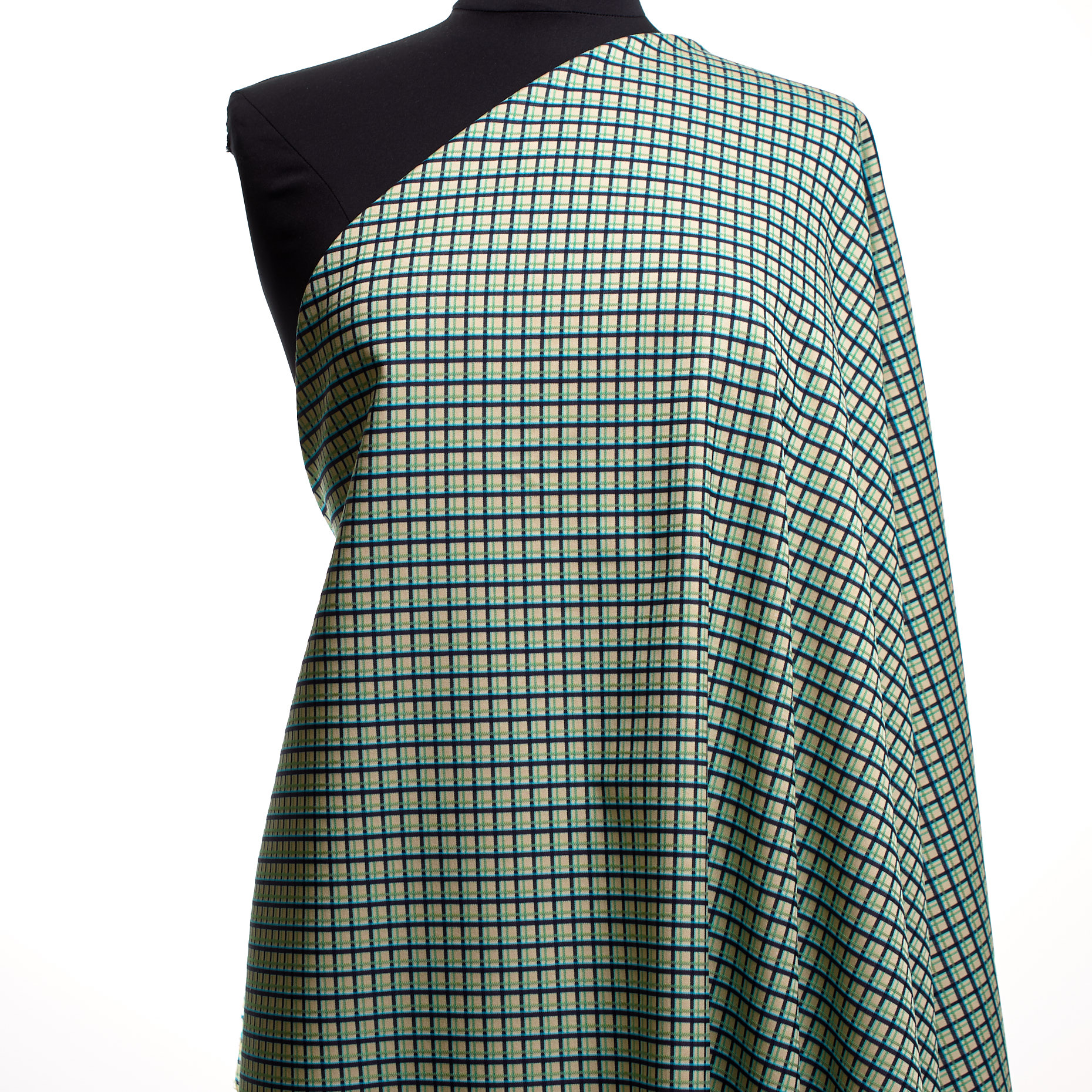 JACQUARD, COTTON, ELASTIC, ALMOND&CADMIUM (F000042639) - Mannequin