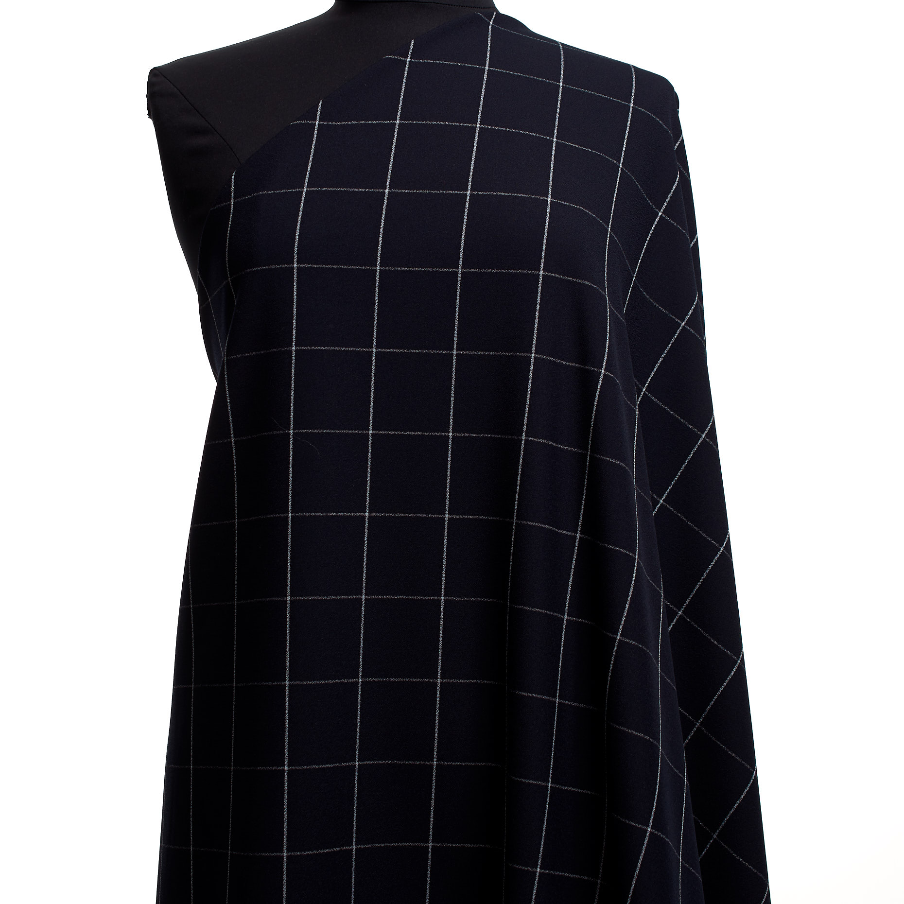 CRÊPE, VISCOSE, ELASTIC, MIDNIGHT BLUE (F000043233) - Mannequin