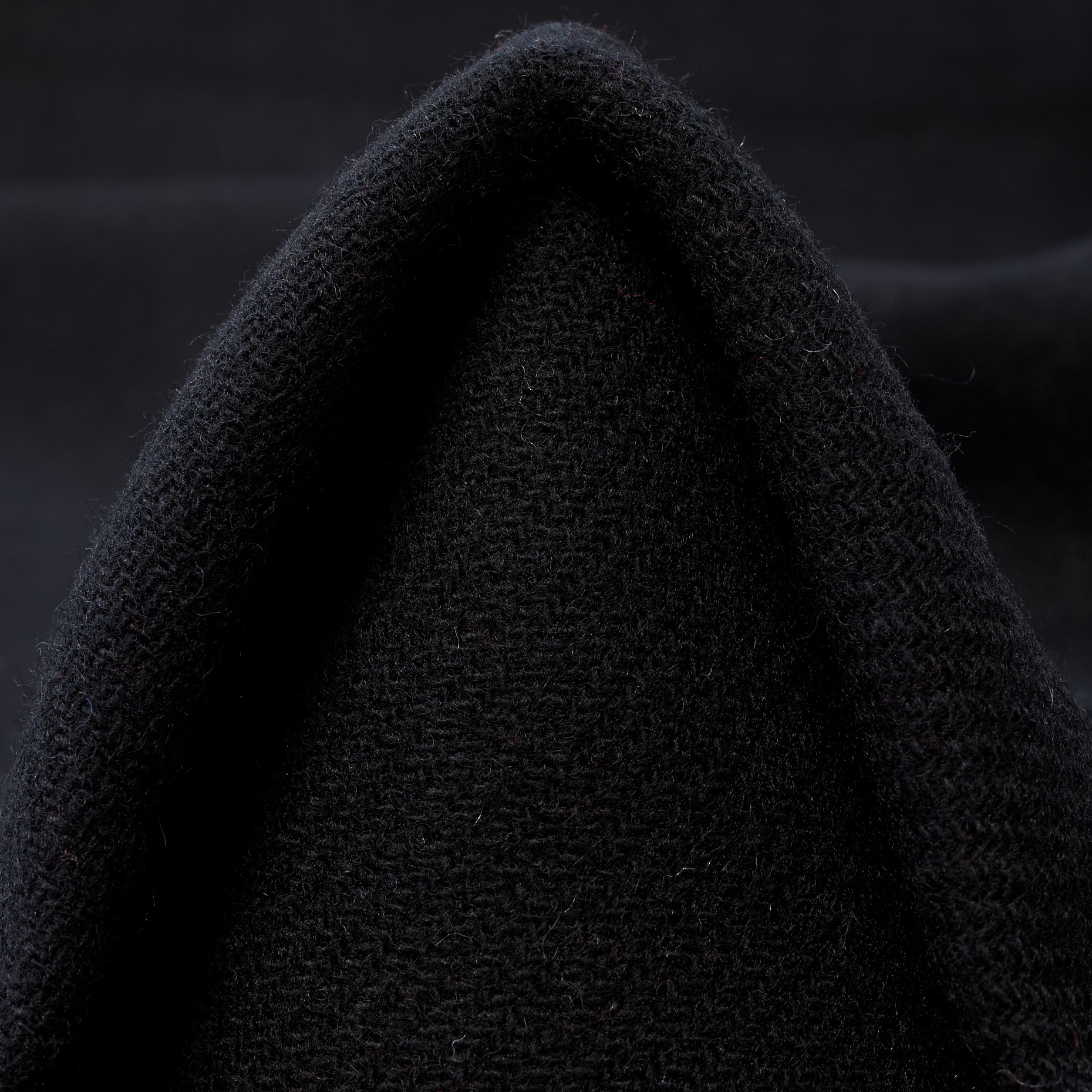 DOUBLE, TWILL, WOOL BLEND, RAVEN BLACK&CHOCOLATE TRUFFLE (F000044193)