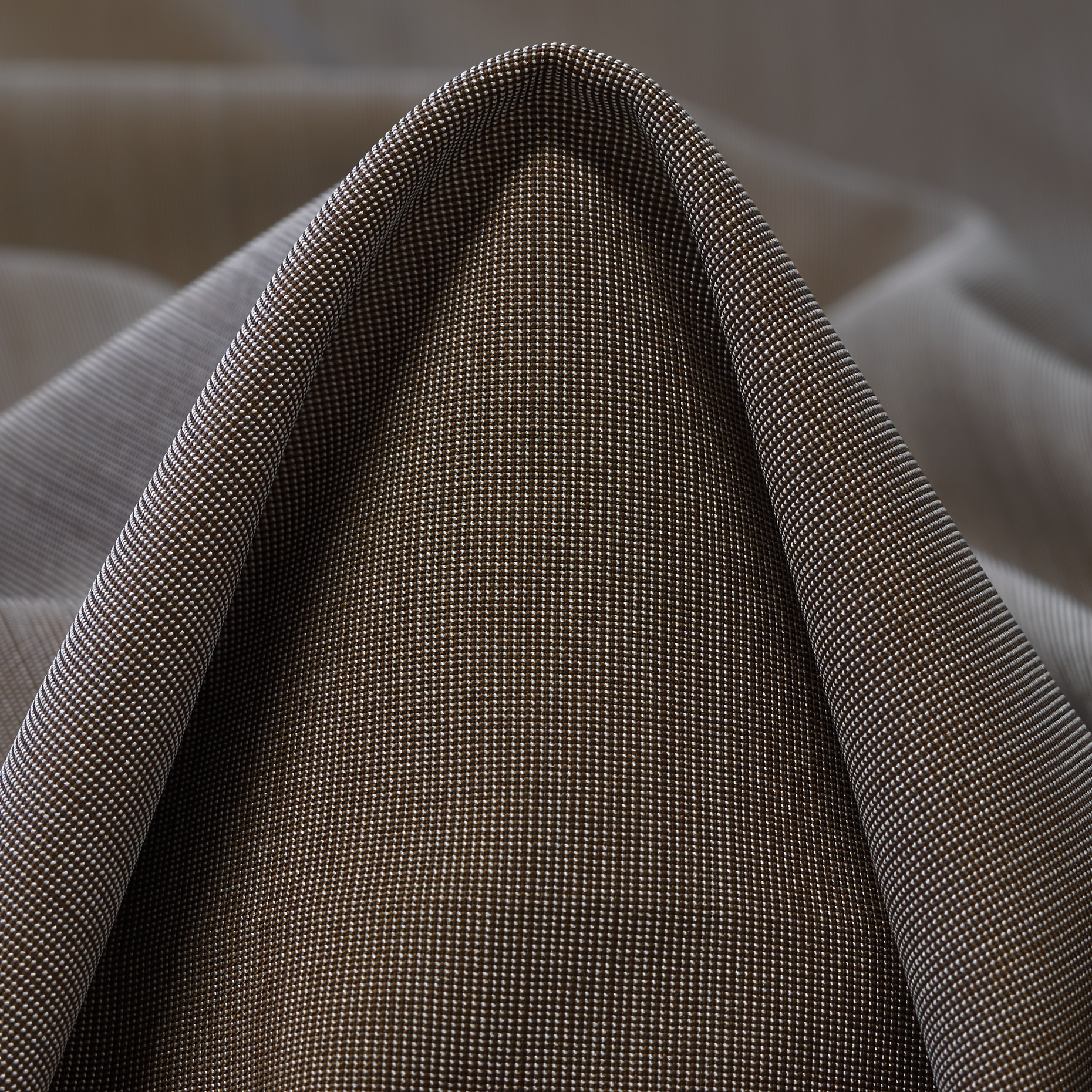 WOOL BLEND, ELASTIC, MELANGE, PALE KHAKI (F000017296)