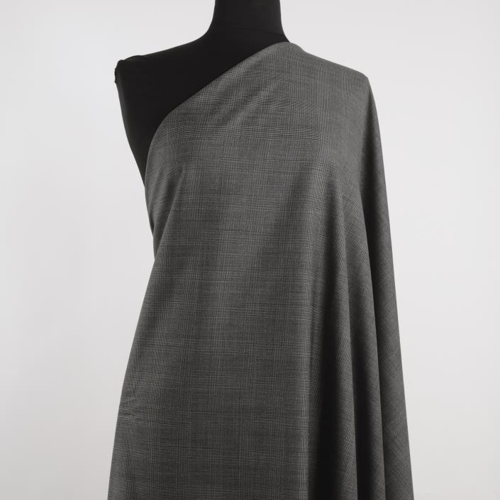 COOL WOOL, GLENCHECK, BLACKENED PEARL (F000029562) - Mannequin