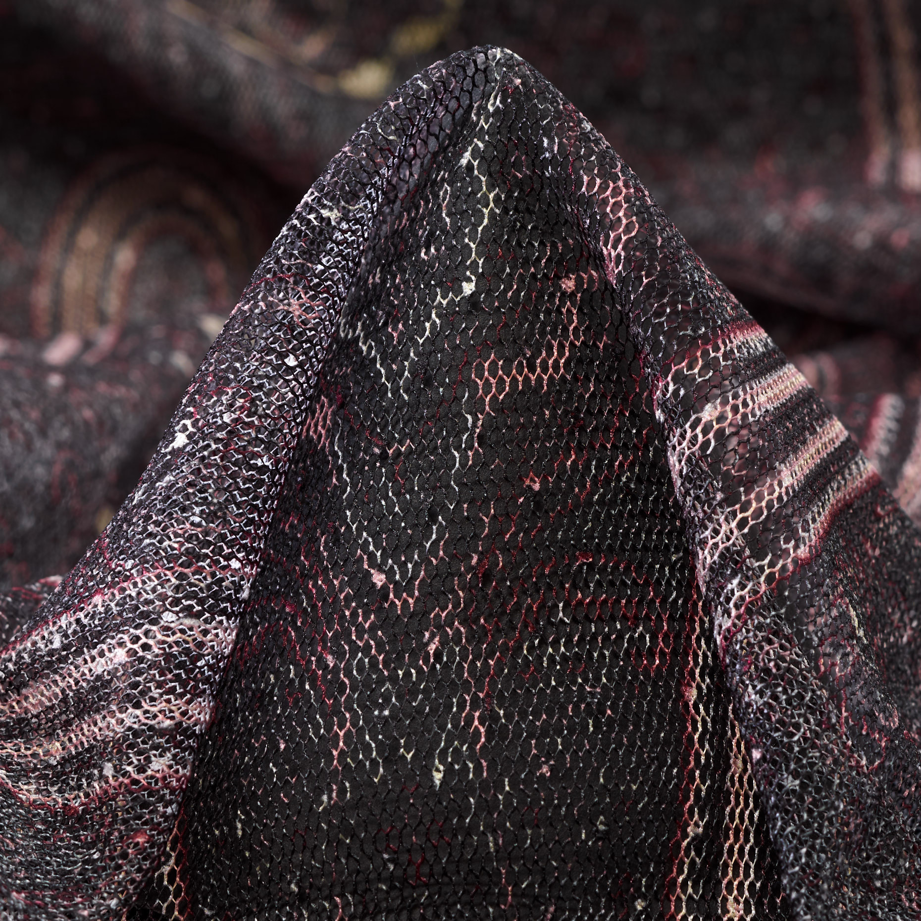 Tulle, Élastique, Imprimé, Moonless Night (F000041267)