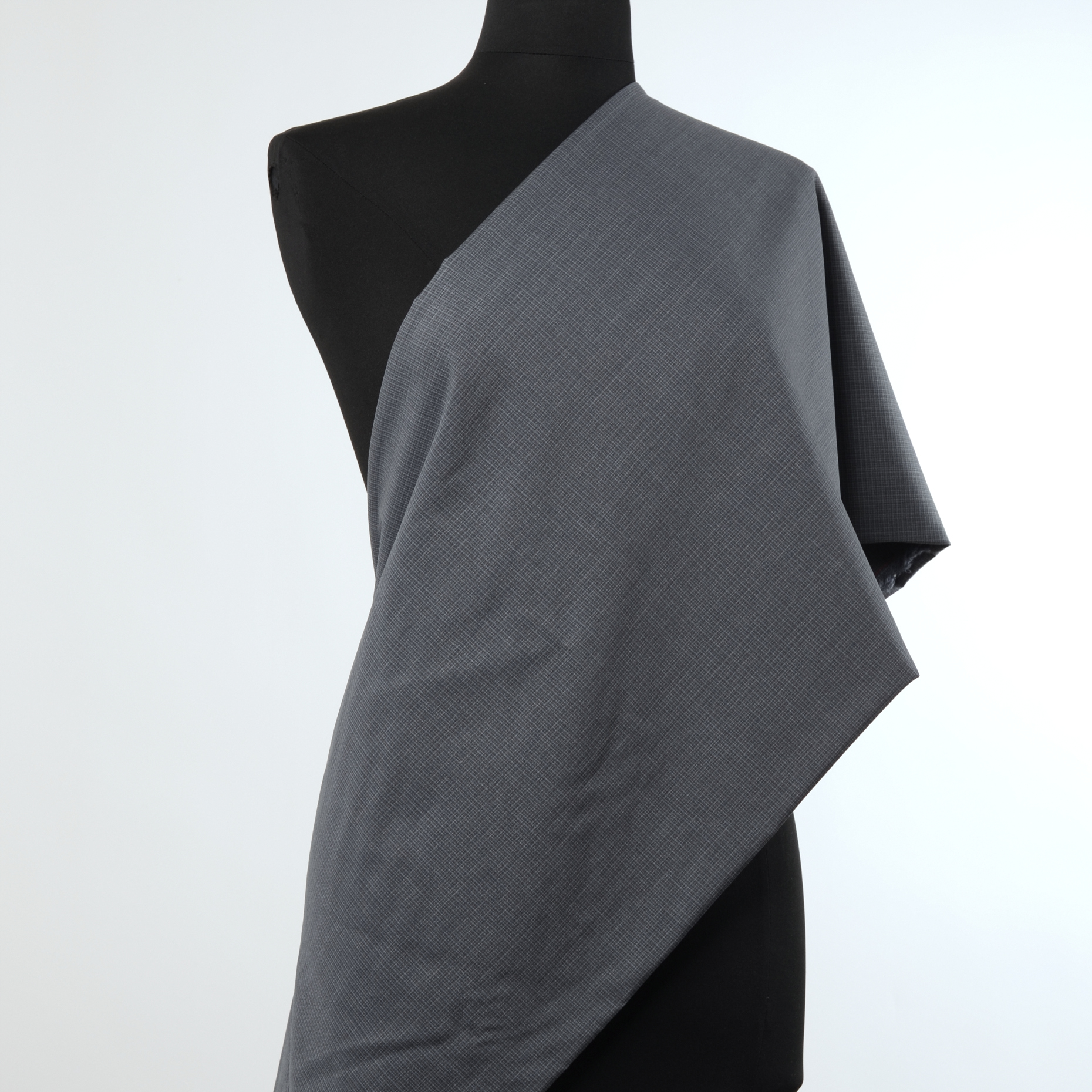 COOL WOOL, MICRO DESIGN, MELANGE, VINTAGE INDIGO (F000012769) - Mannequin
