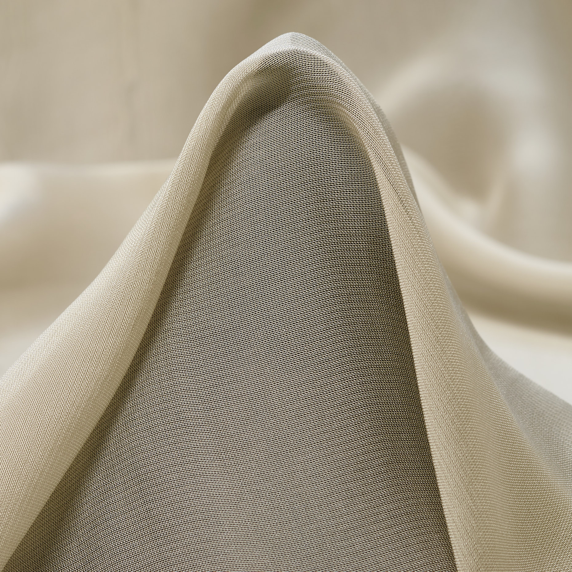 Chiffon, Seta, Viscosa, White Onyx (F000043423)