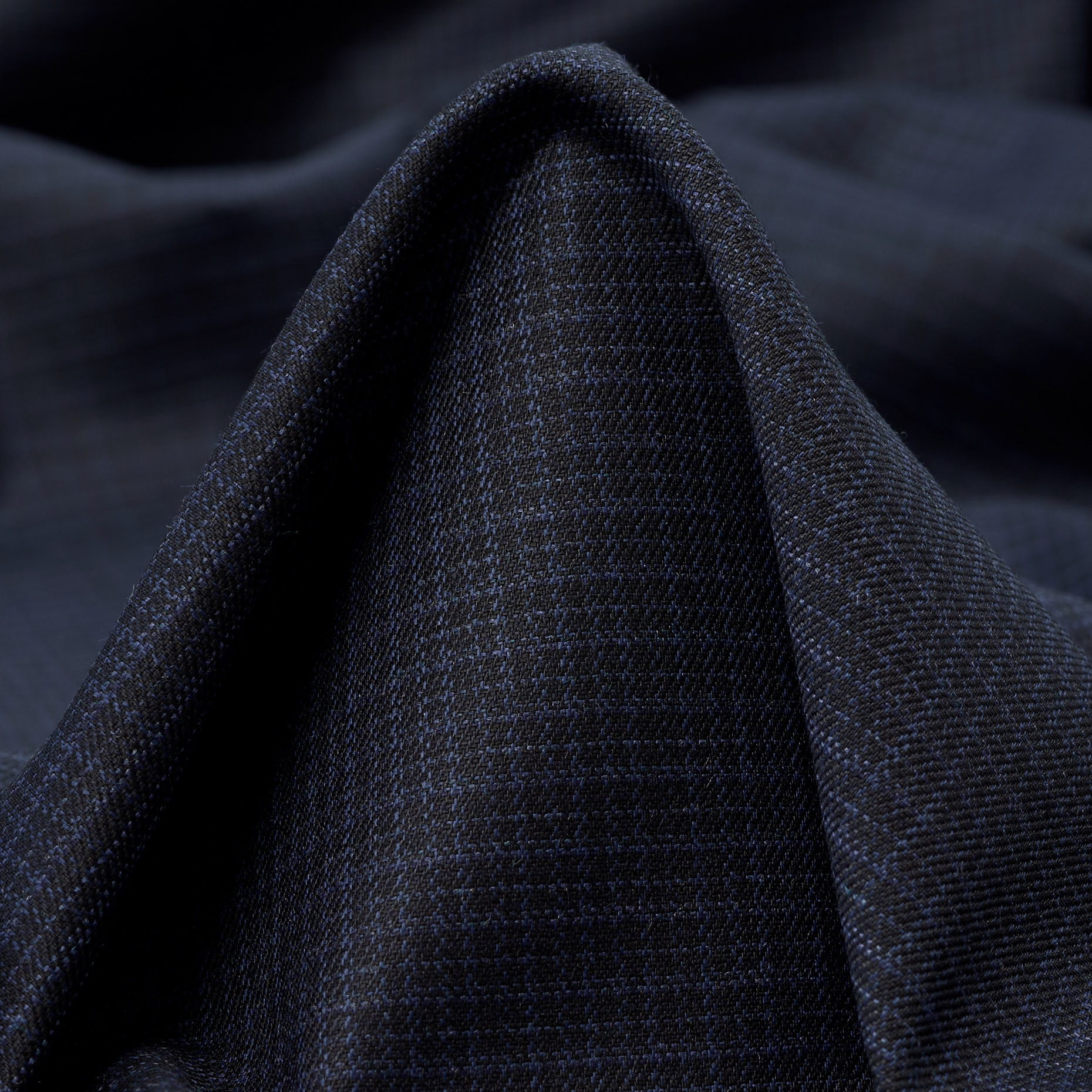 Тонкая шерсть , Вискоза, Стрейч, Dark Sapphire