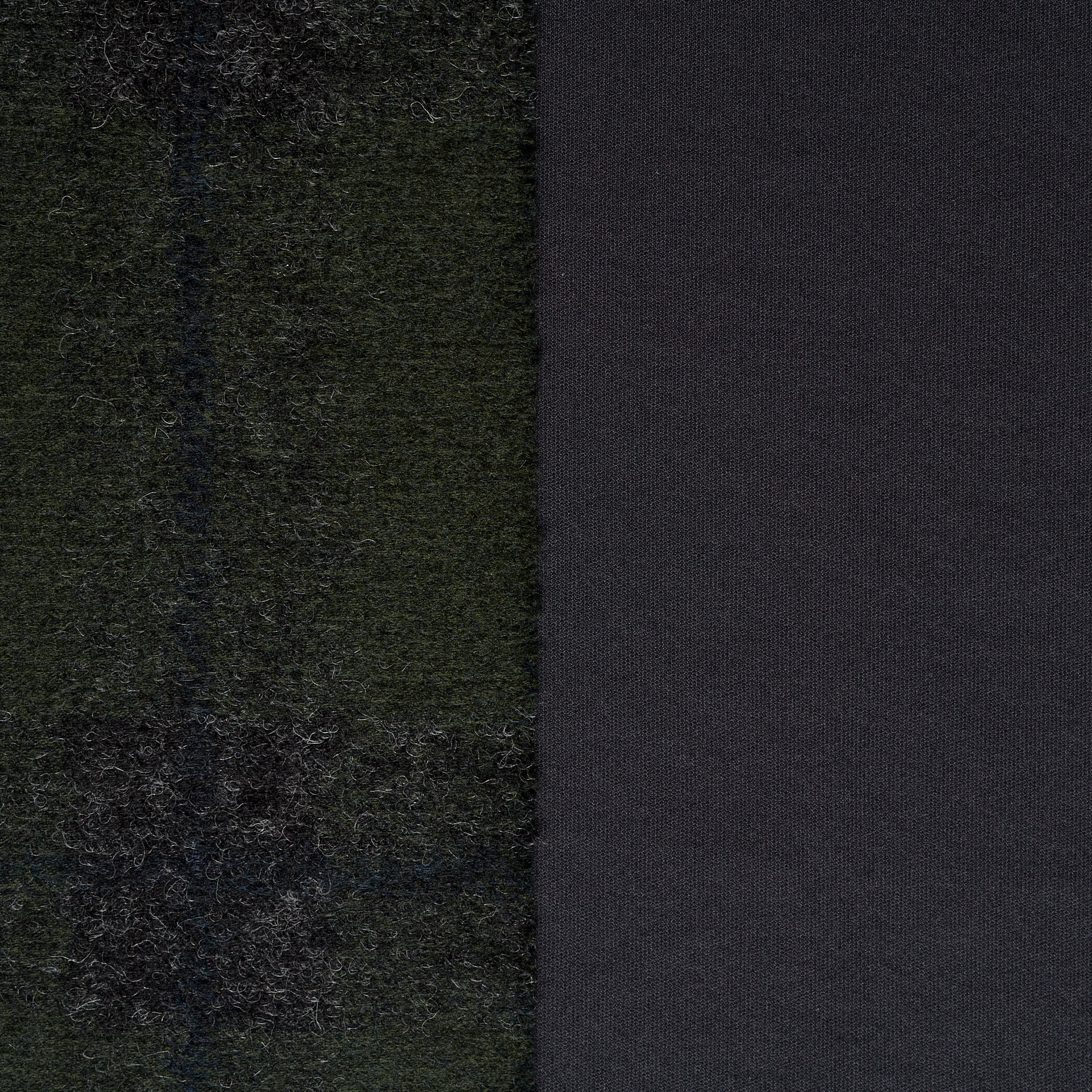 Double, Wolle Mix, Duffel Bag&Asphalt (F000044570) - Gewebe