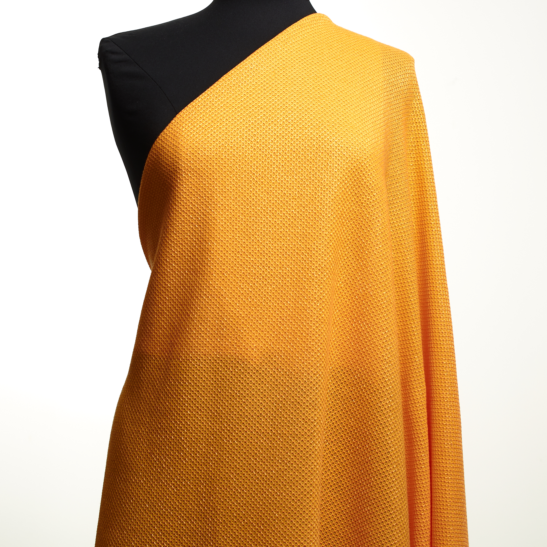 Трикотаж, Хлопок, Amber Yellow (F000033431) - Манекен