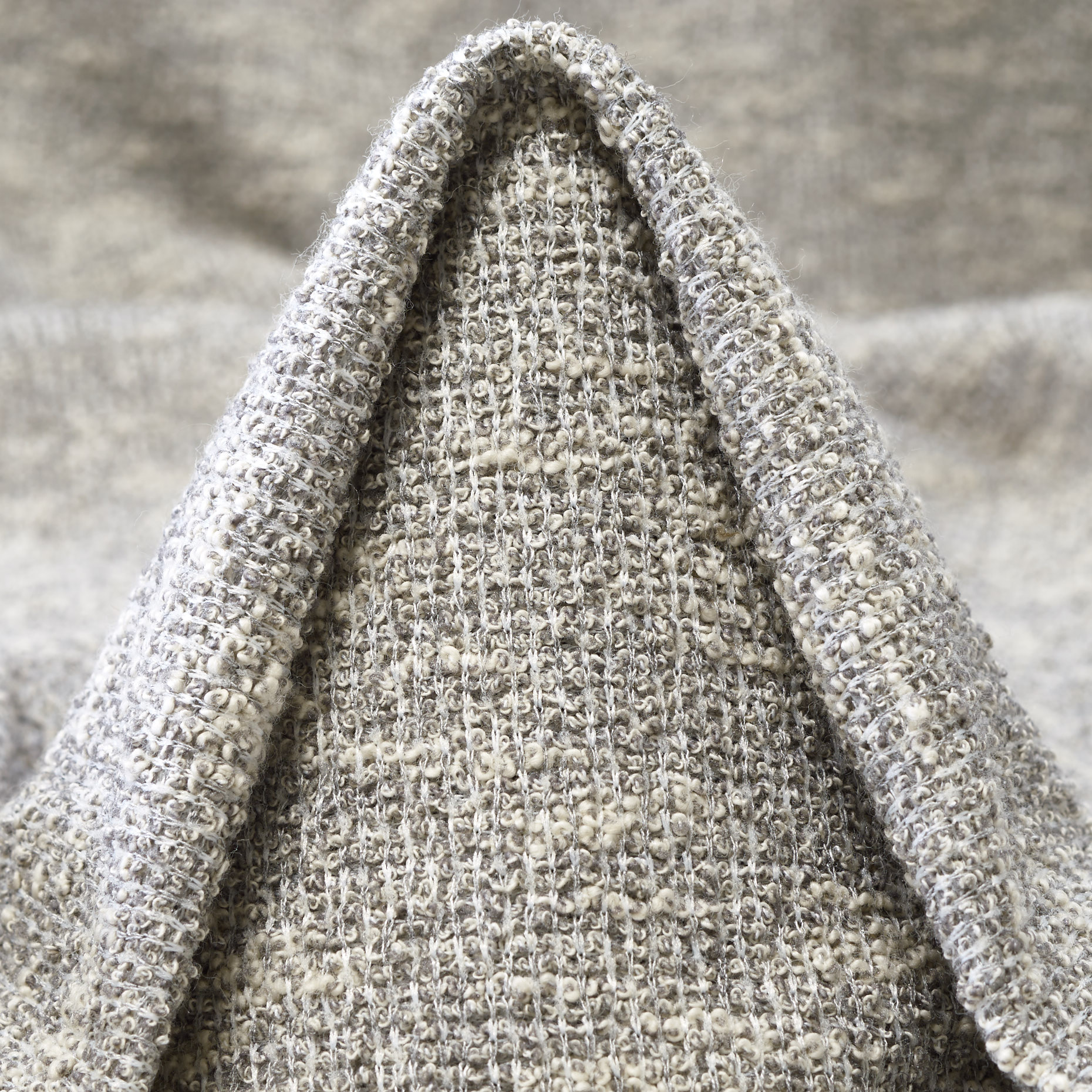 Jersey, Bouclé, Viscosa Mix, Mirage Gray (F000045297)