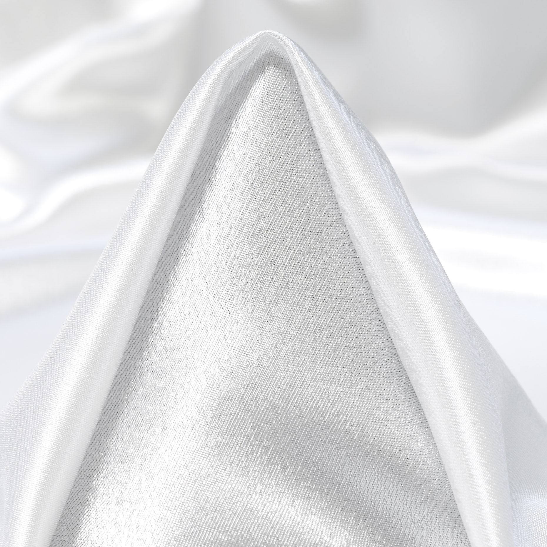 SATIN, SHINY, BRILLIANT WHITE