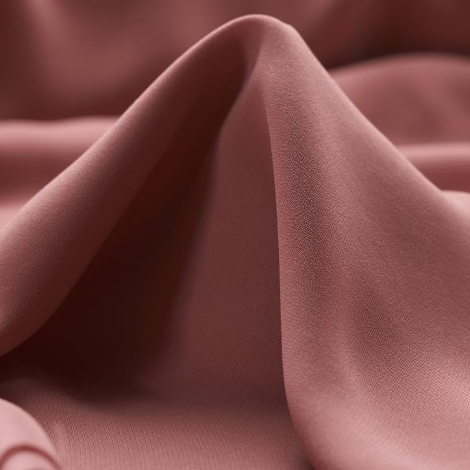 CRÊPE, TRIACETATE, DESERT ROSE (F000027160)