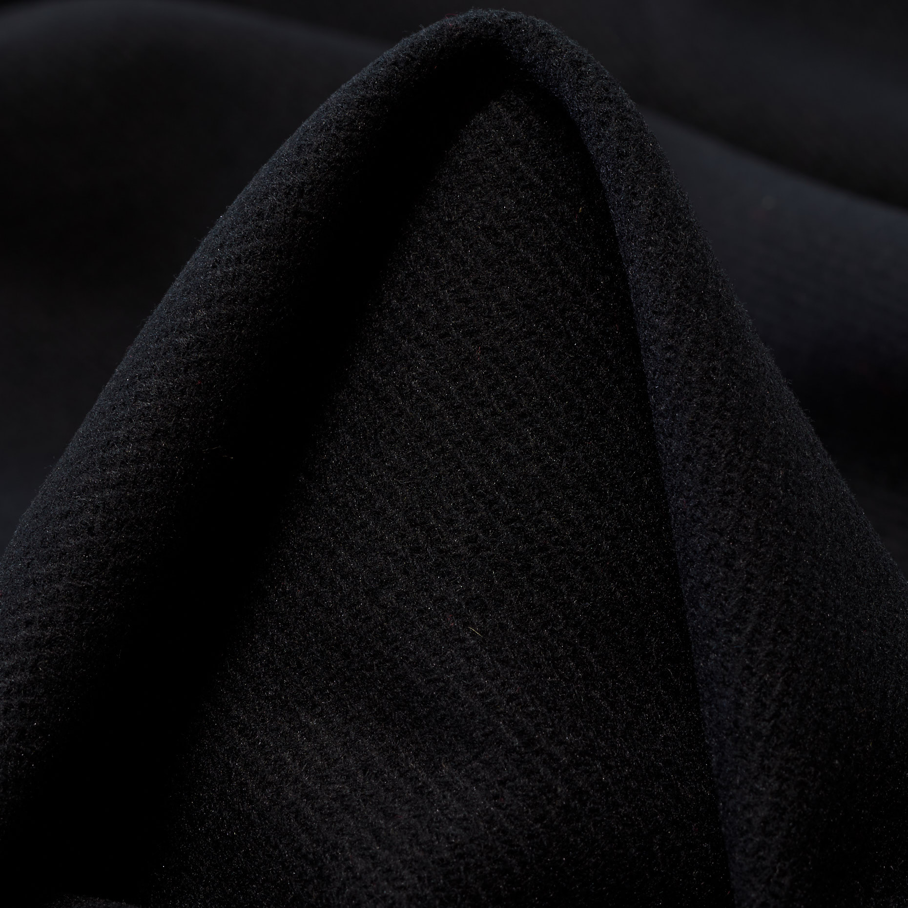 TWILL, WOOL BLEND, RAVEN BLACK (F000036537)