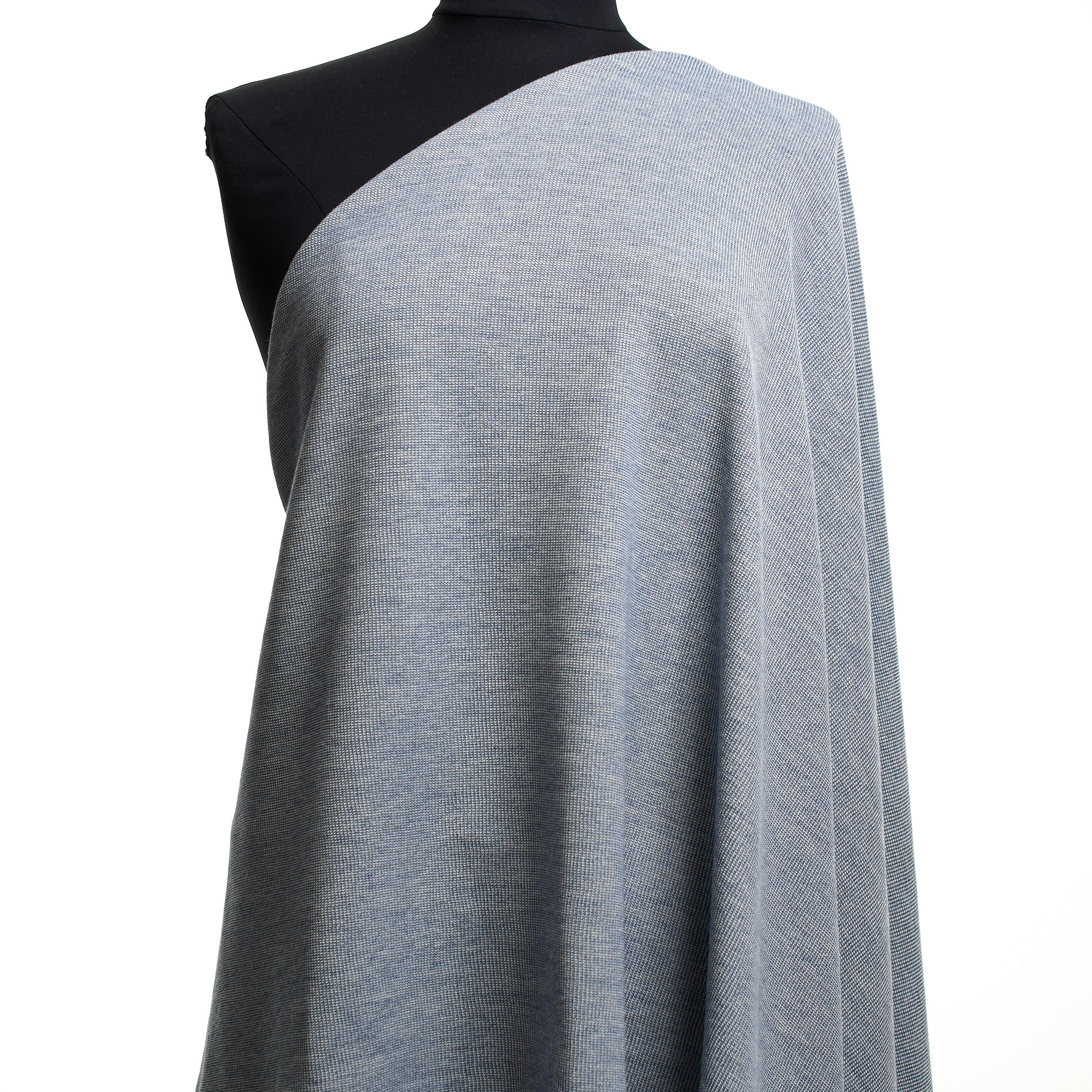 Jersey, Coton Mixte, Mélange, Ghost Gray (F000044566) - Mannequin
