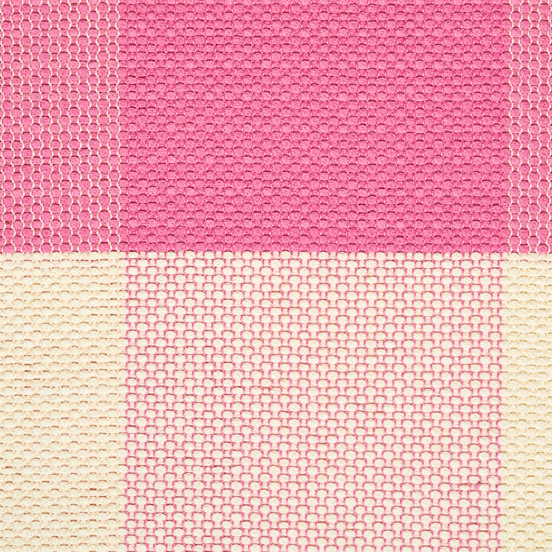 Хлопок, Микроструктура, Клетка, Almond Milk&Azalea Pink (F000047886) - Ткань