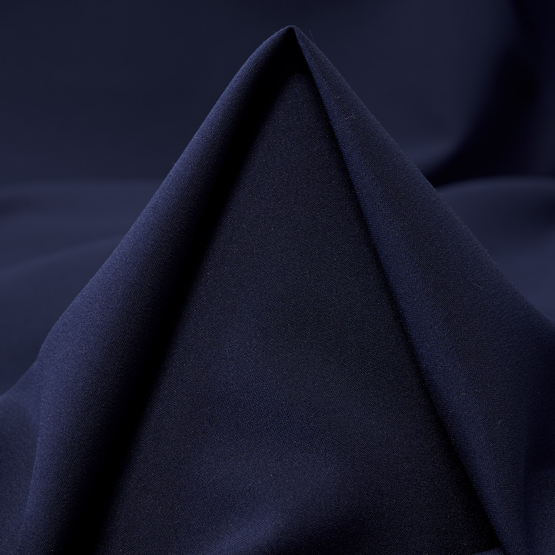 CRÊPE DE CHINE, ELASTIC, MOOD INDIGO