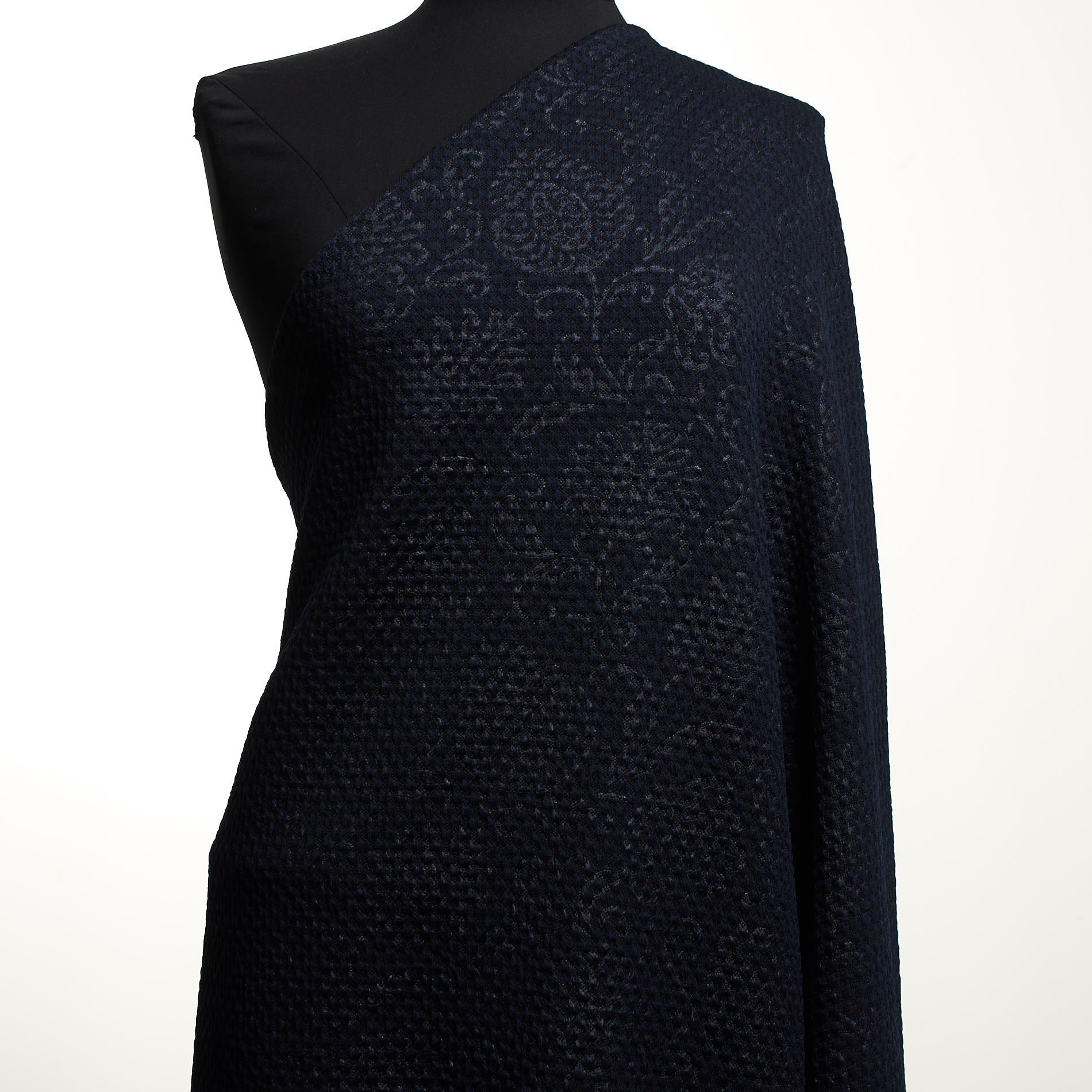 Трикотаж, Жаккард , Denim (F000033416) - Манекен