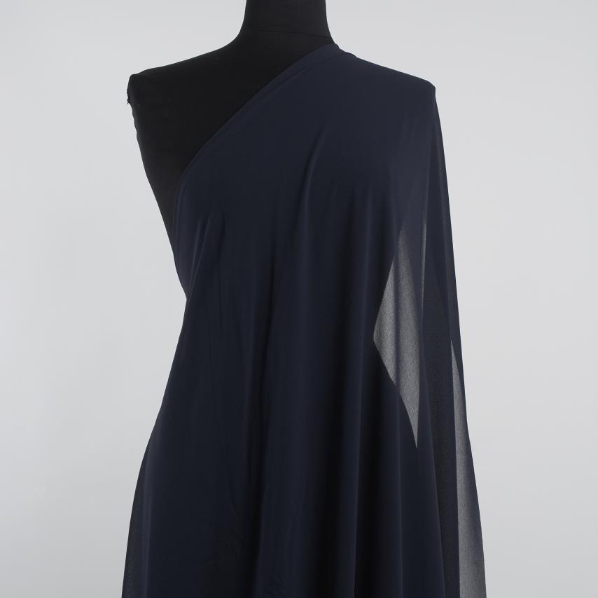 Chifón, Crêpe, Transparente, Blue Nights (F000028598) - Maniquí