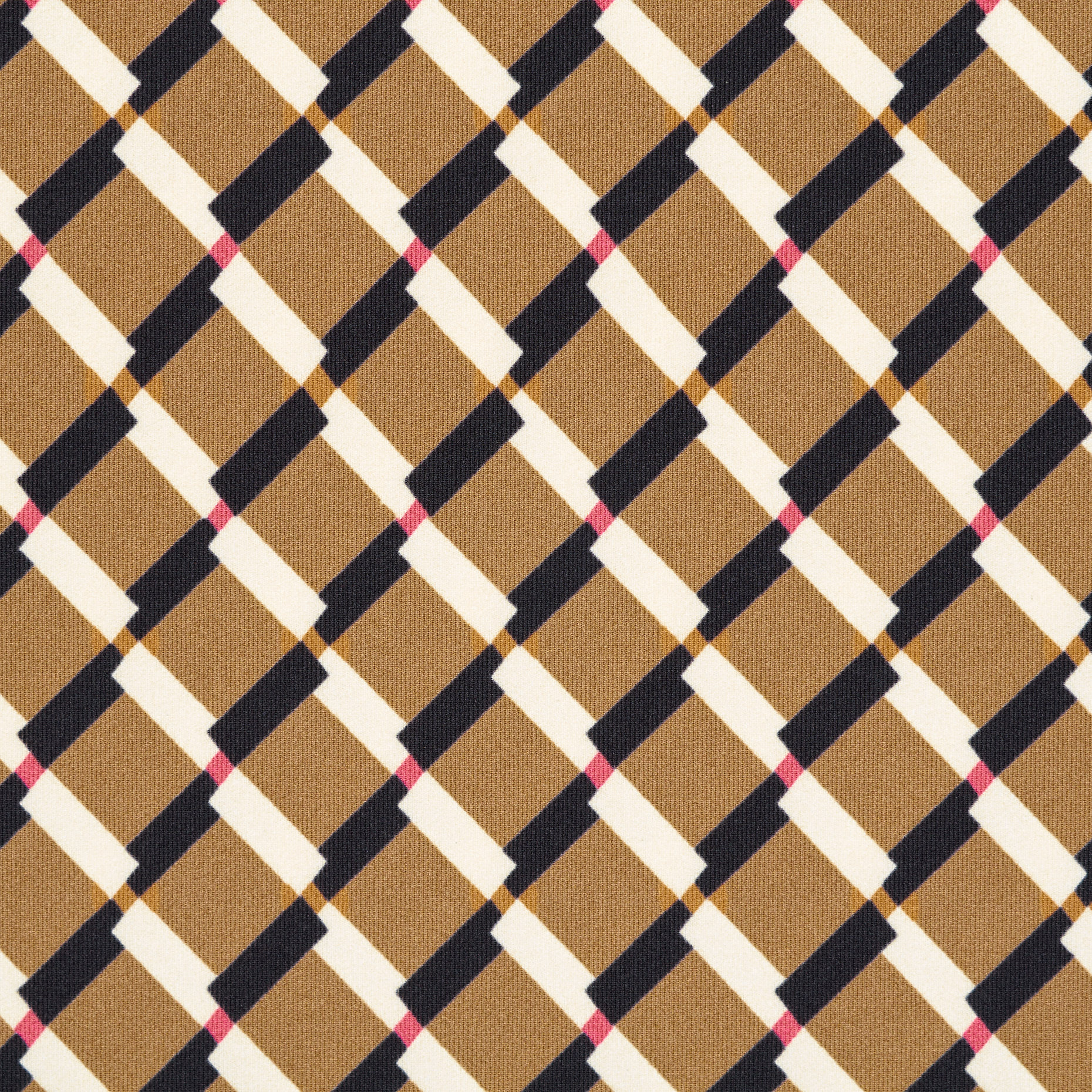 Techno Jersey, Stampato, Alta Elasticità, Camel (F000046336) - Trama