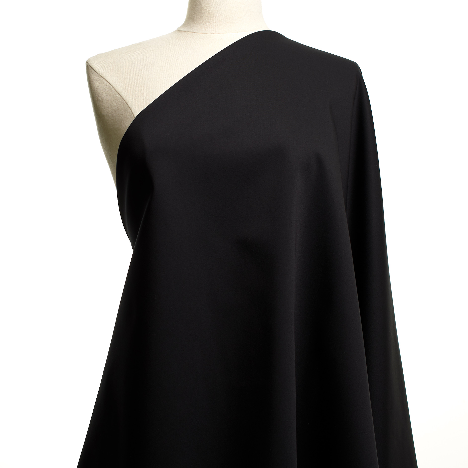 RIBS, COTTON, HIGH ELASTICITY, RAVEN BLACK (F000047762) - Mannequin