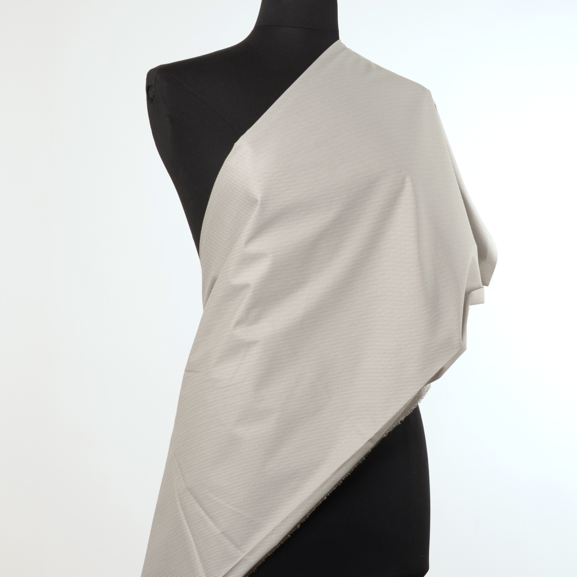 Misto Cotone, Rigato, Brilliant White&Capulet Olive (F000009553) - Manichino