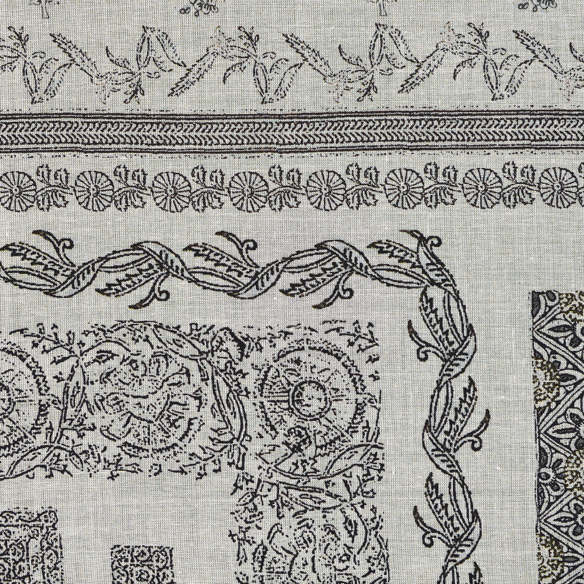 BATISTE, COTTON, PRINTED, VAPOROUS GRAY&RAVEN BLACK (F000049262) - Texture