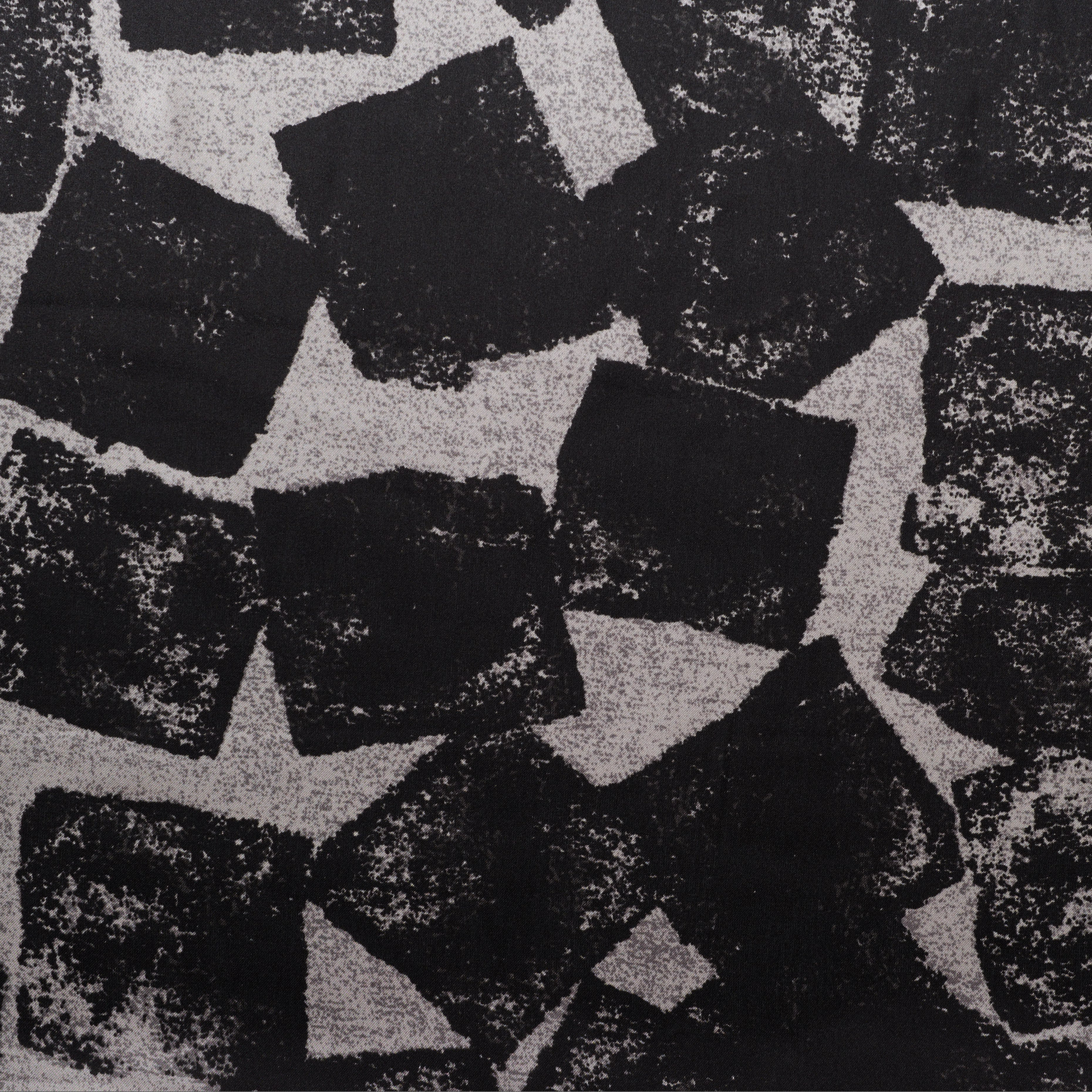 Seidenoptik, Bedruckt, Raven Black&Nimbus Cloud (F000026518) - Gewebe