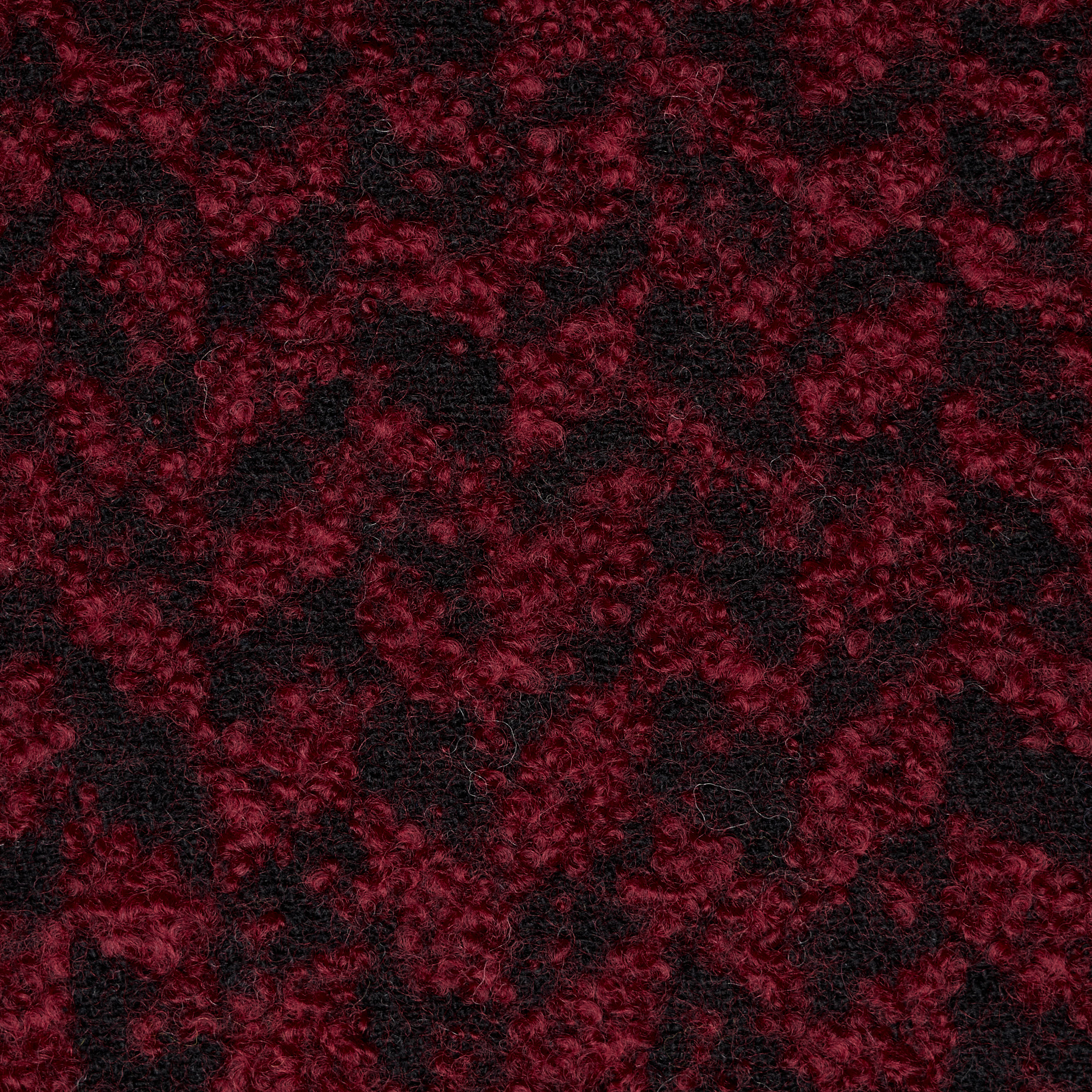 Jacquard, Laine, Raven Black&Merlot (F000034109) - Tissage
