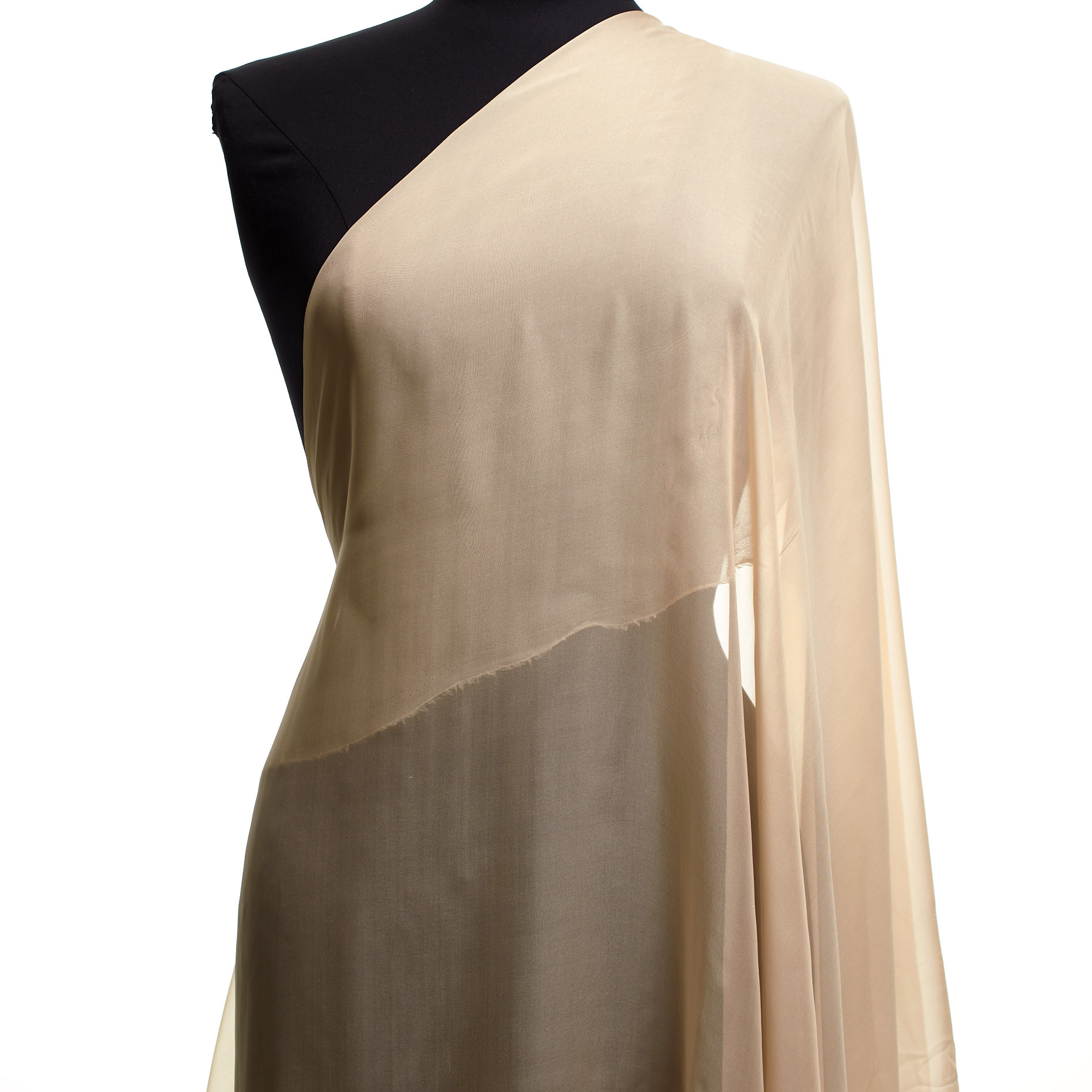 Chiffon, Seide, Almond (F000042553) - Schaufensterpuppe