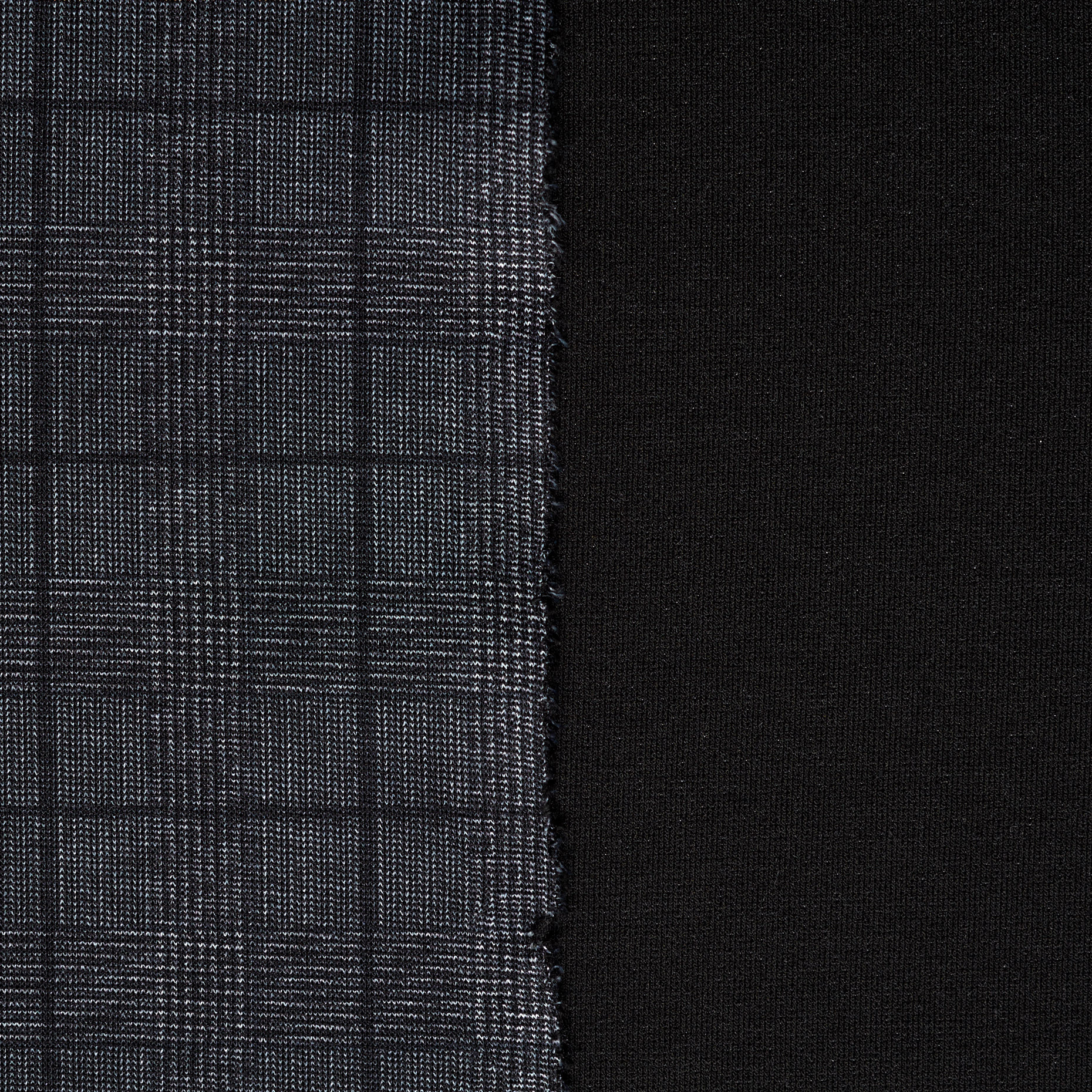 JERSEY, VISCOSE, CHECK, IRON GATE (F000044863) - Texture