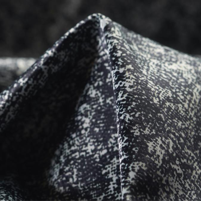 Satin, Bedruckt, Black Sand (F000027610)