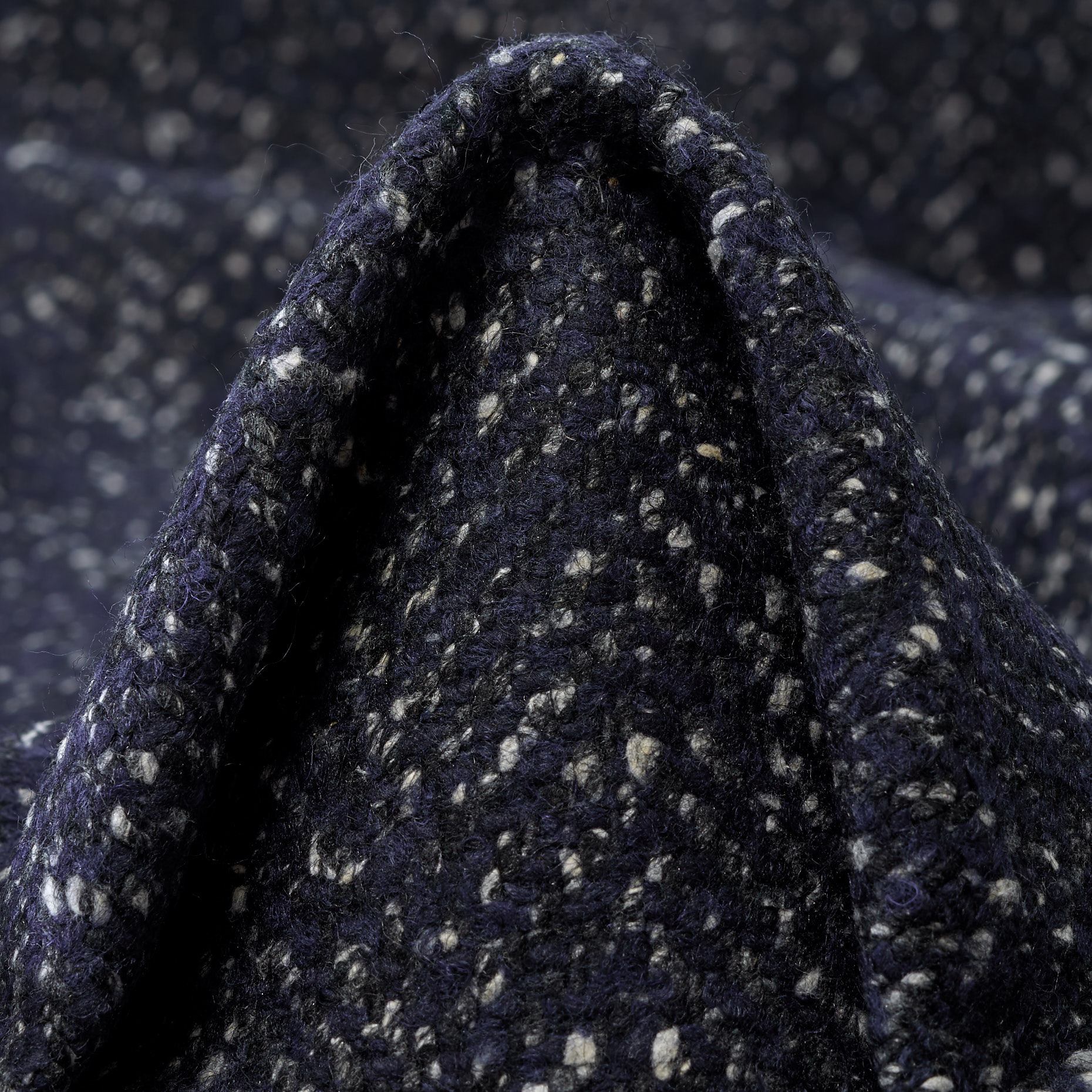 Ёлка, Шерсть Смесовая, Меланж, Deep Cobalt (F000044412)