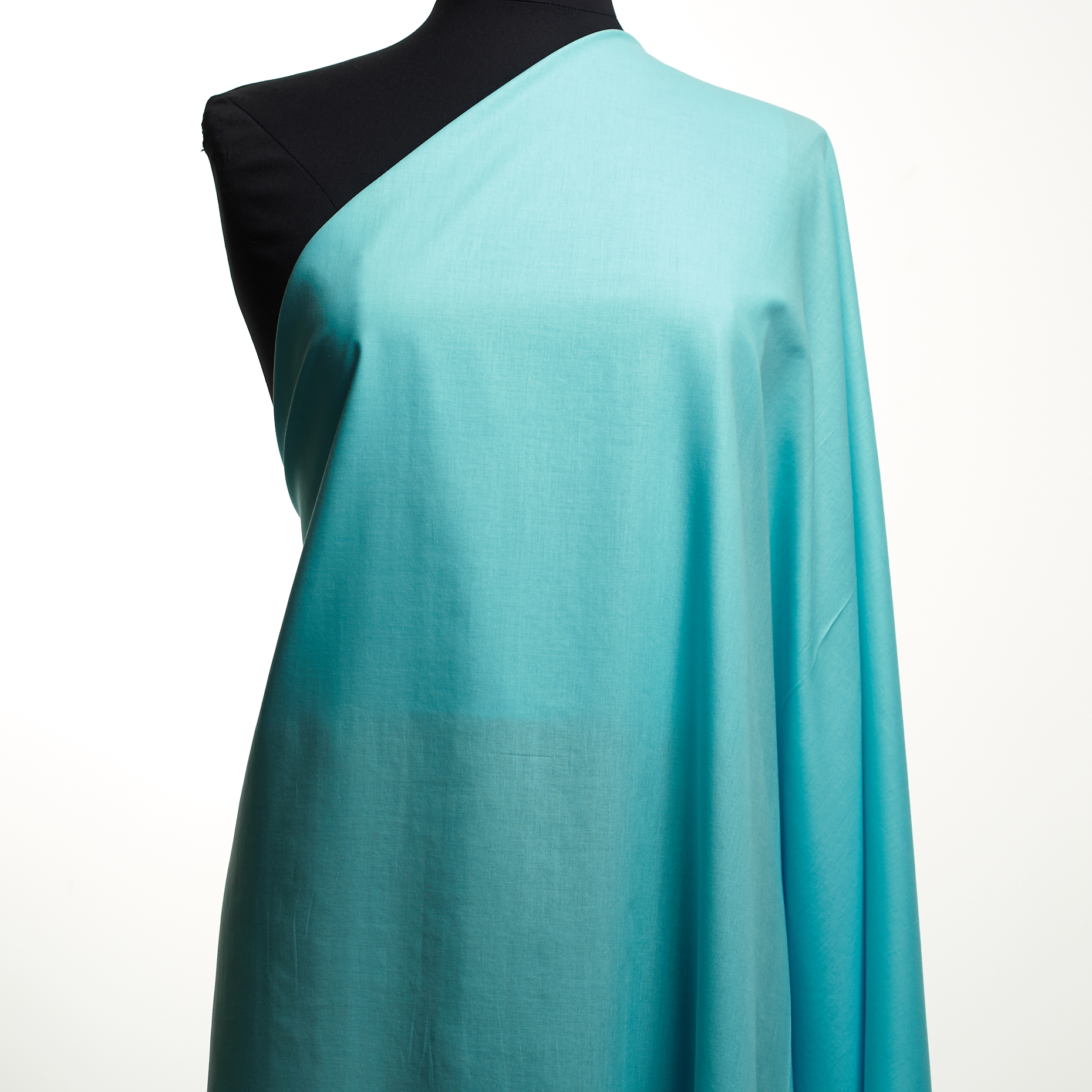 MUSLIN, COTTON, PALE TURQUOISE (F000010379) - Mannequin