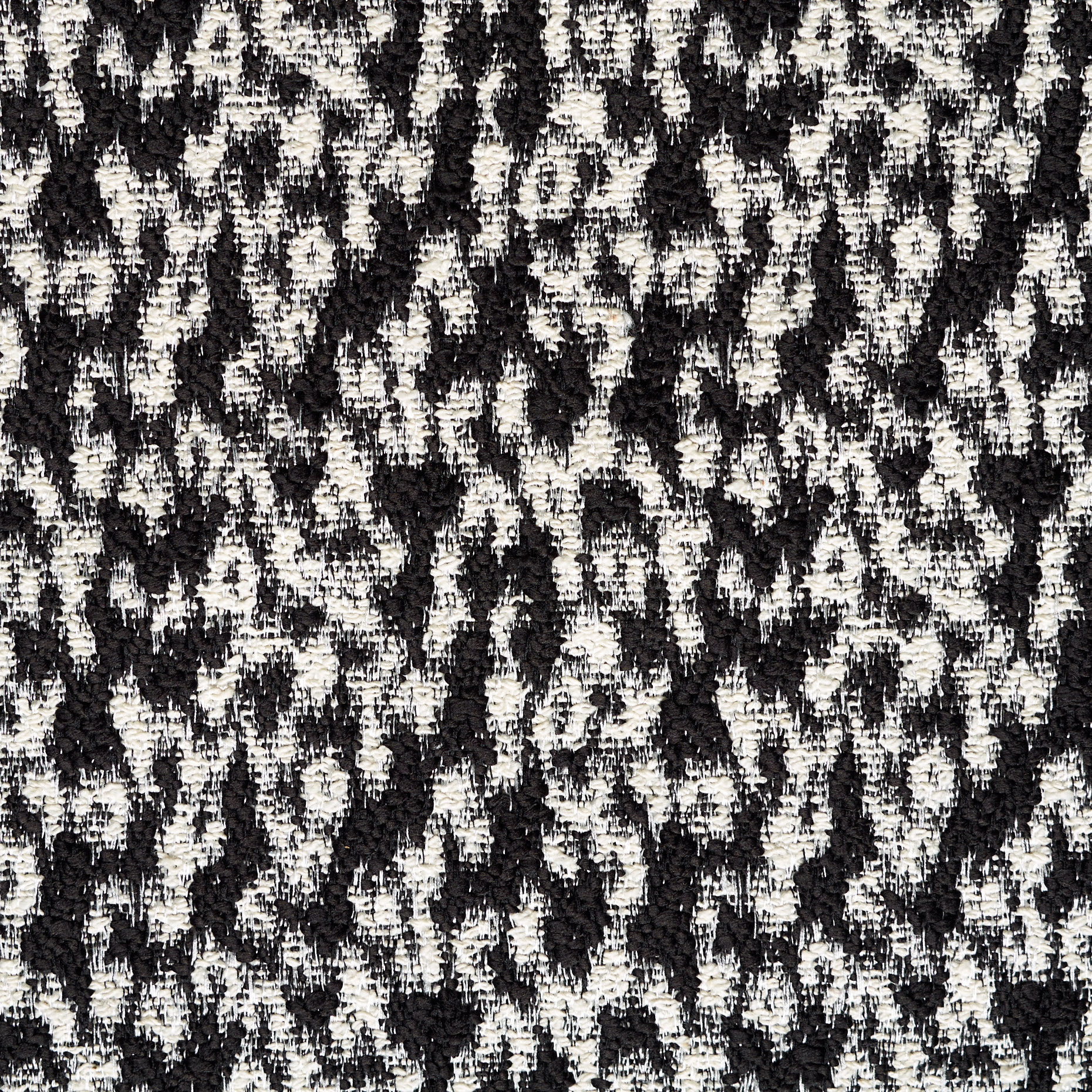 Jacquard, Coton Mixte, Raven Black&Ivory (F000043772) - Tissage