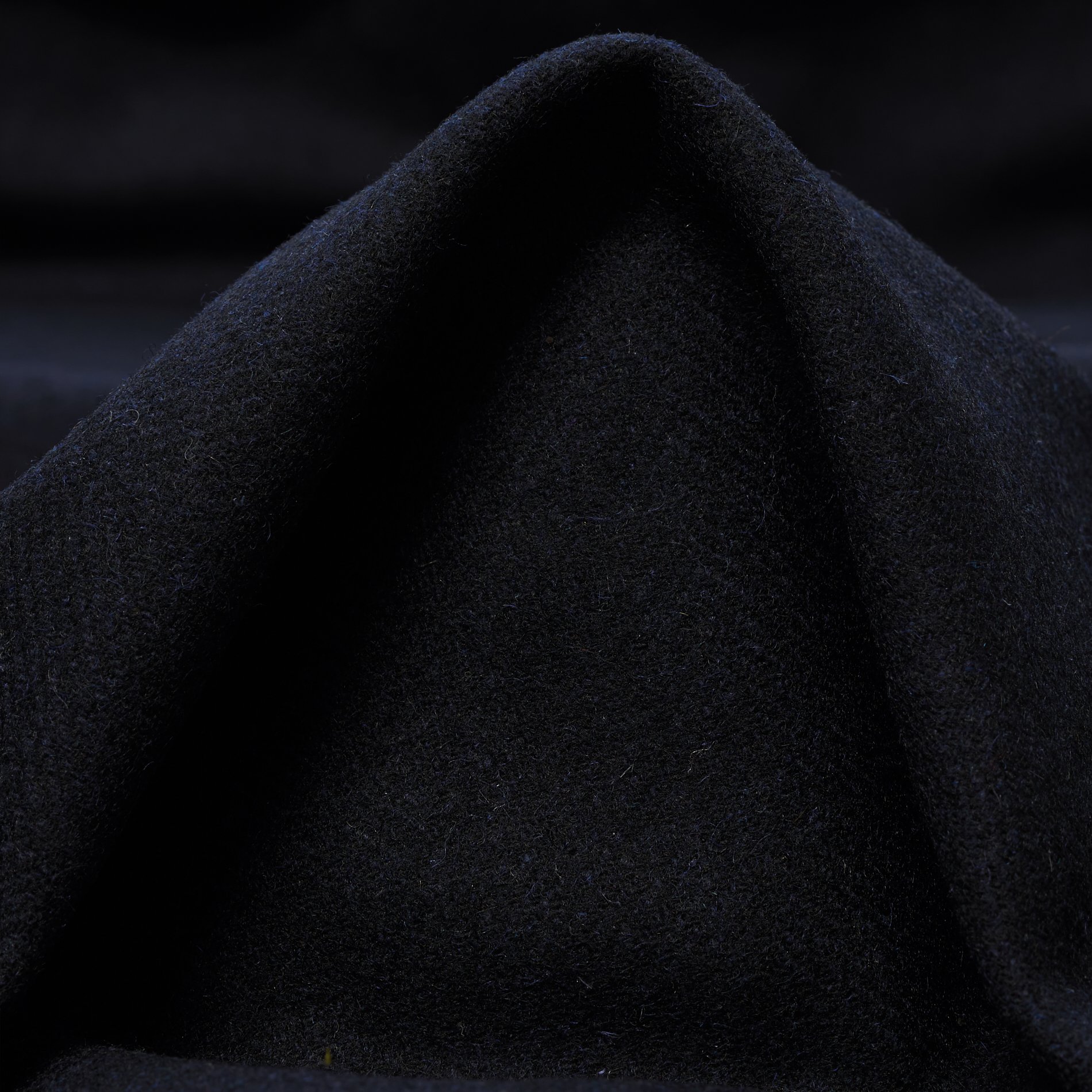 DRAP, WOOL BLEND, HERRINGBONE, MIDNIGHT BLUE (F000033358)
