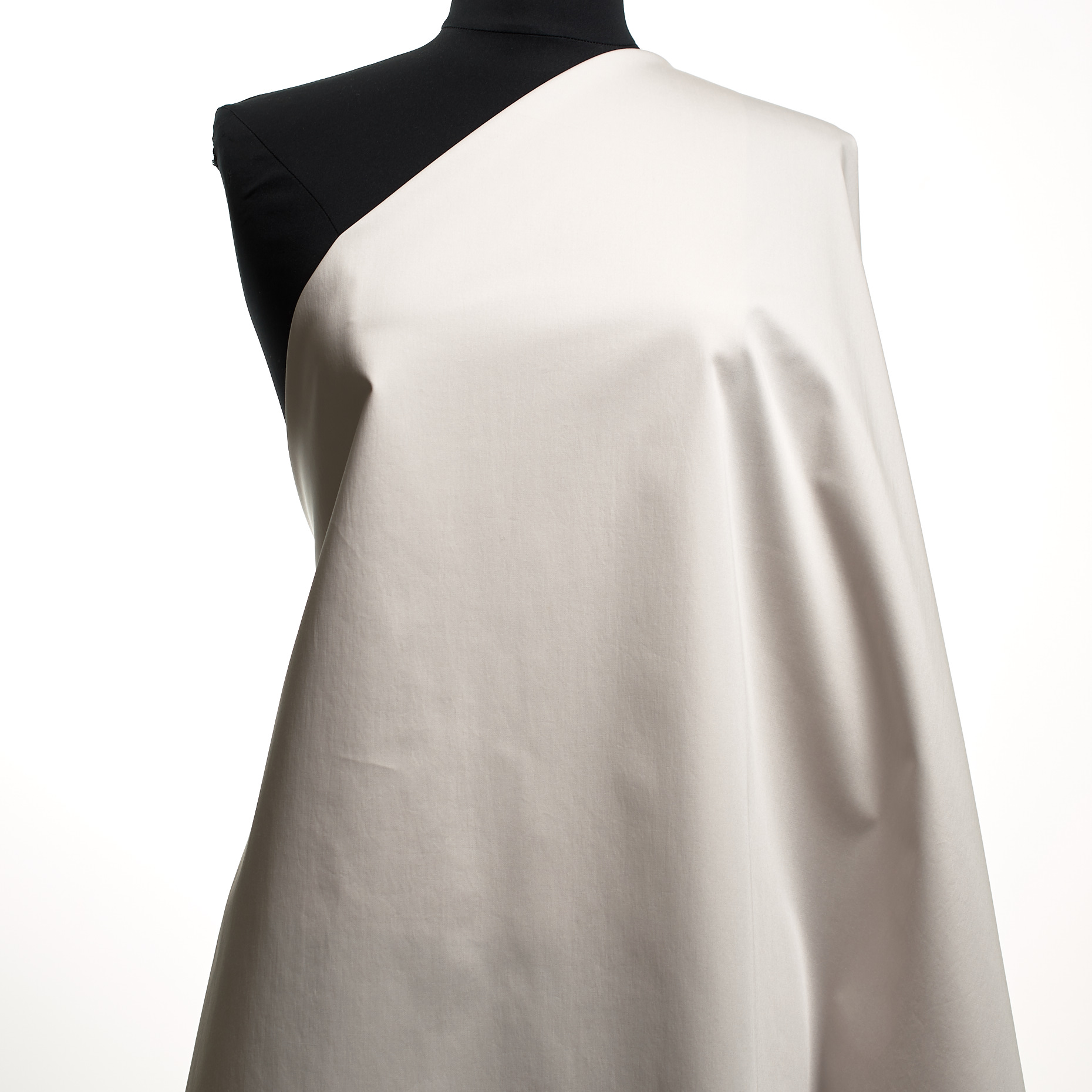 POPLIN, COTTON, ELASTIC, LUCENT WHITE (F000047895) - Mannequin