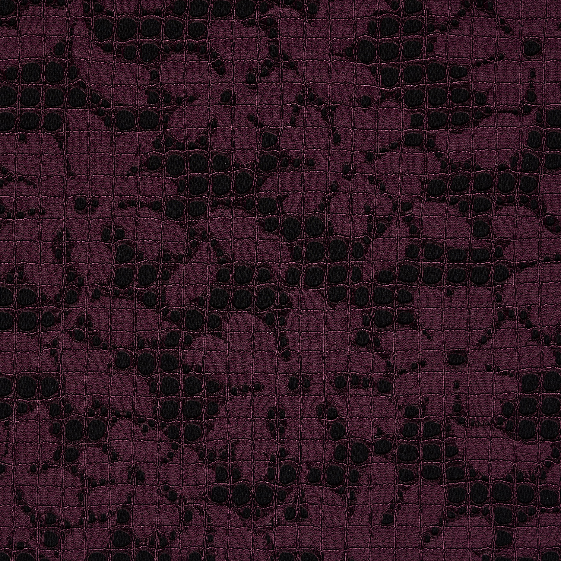 Koronka, Ramia, Stretch, Burgundy (F000037546) - Tkana